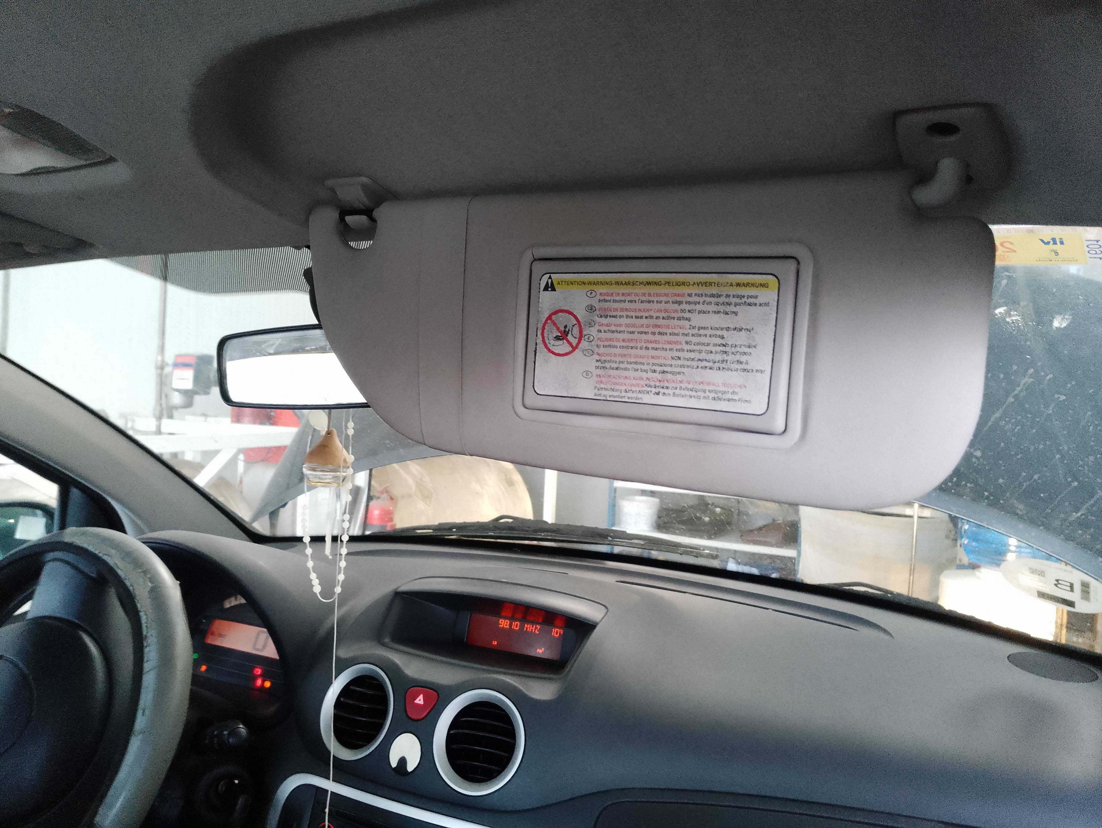 Recambio de parasol derecho para citroën c2 empresa referencia OEM IAM   