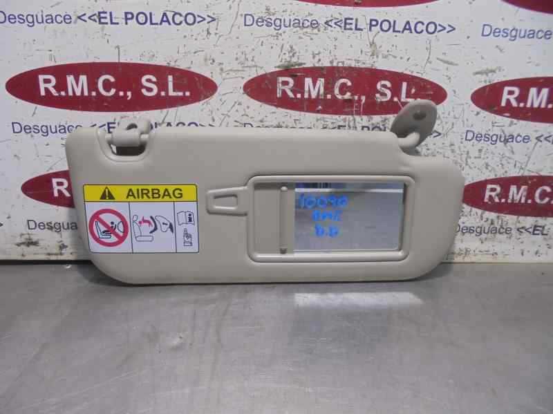 Recambio de parasol derecho para kia carens ( ) basic referencia OEM IAM   