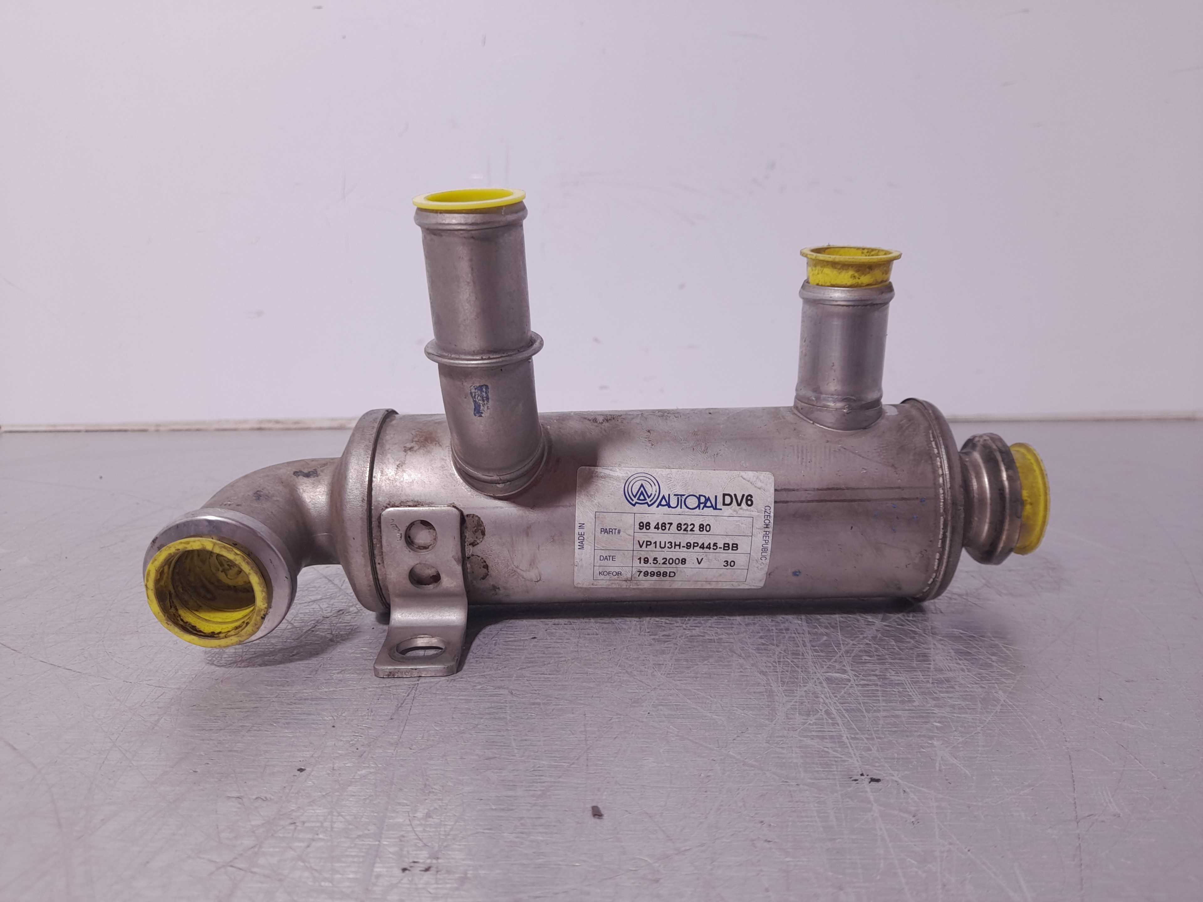 Recambio de enfriador de gases para citroën xsara picasso 1.6 16v hdi referencia OEM IAM 9646762280 AUTOPAL 