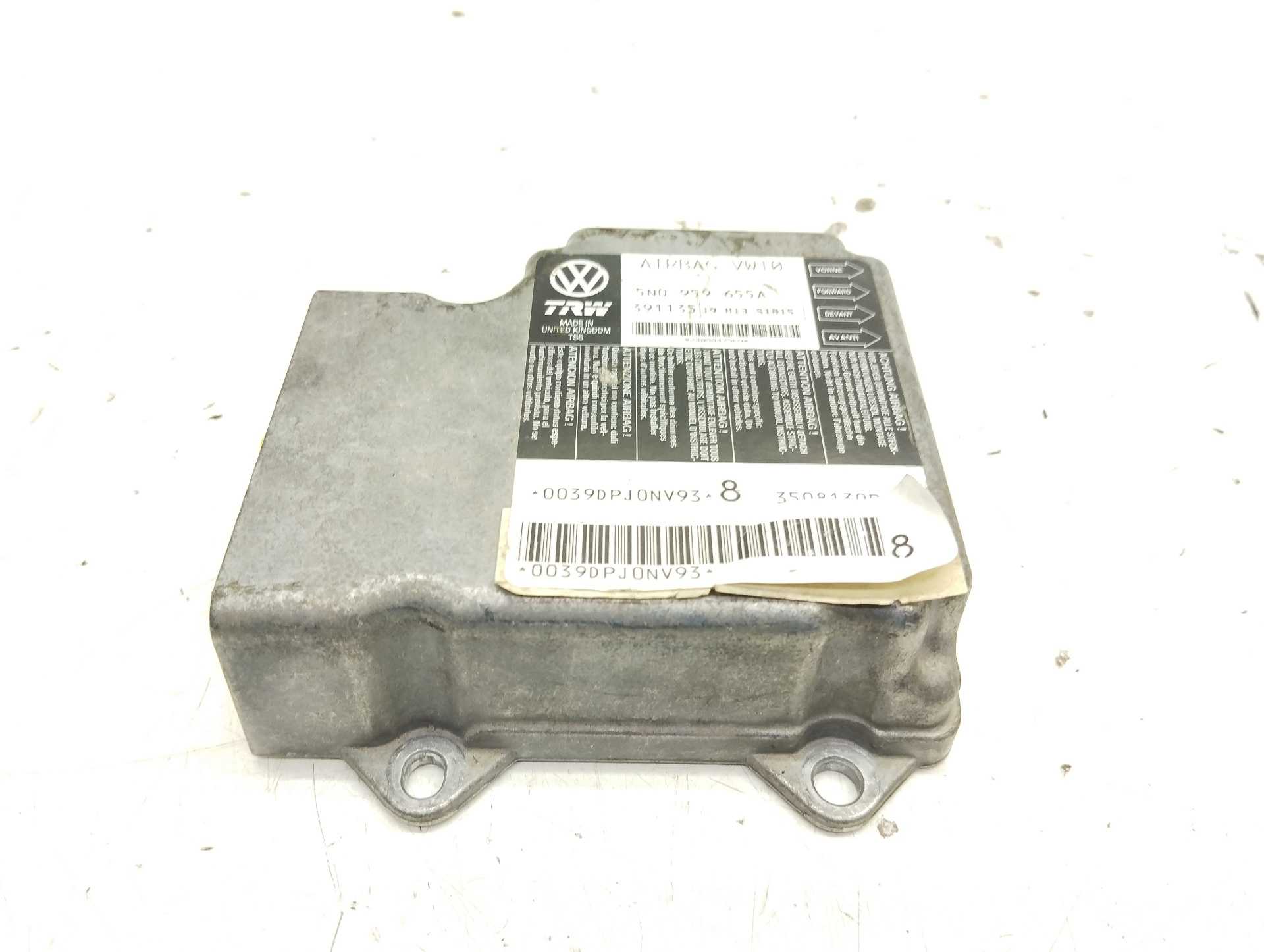 Recambio de centralita airbag para volkswagen passat berlina (3c2) 2.0 tdi referencia OEM IAM 5N0959655A  