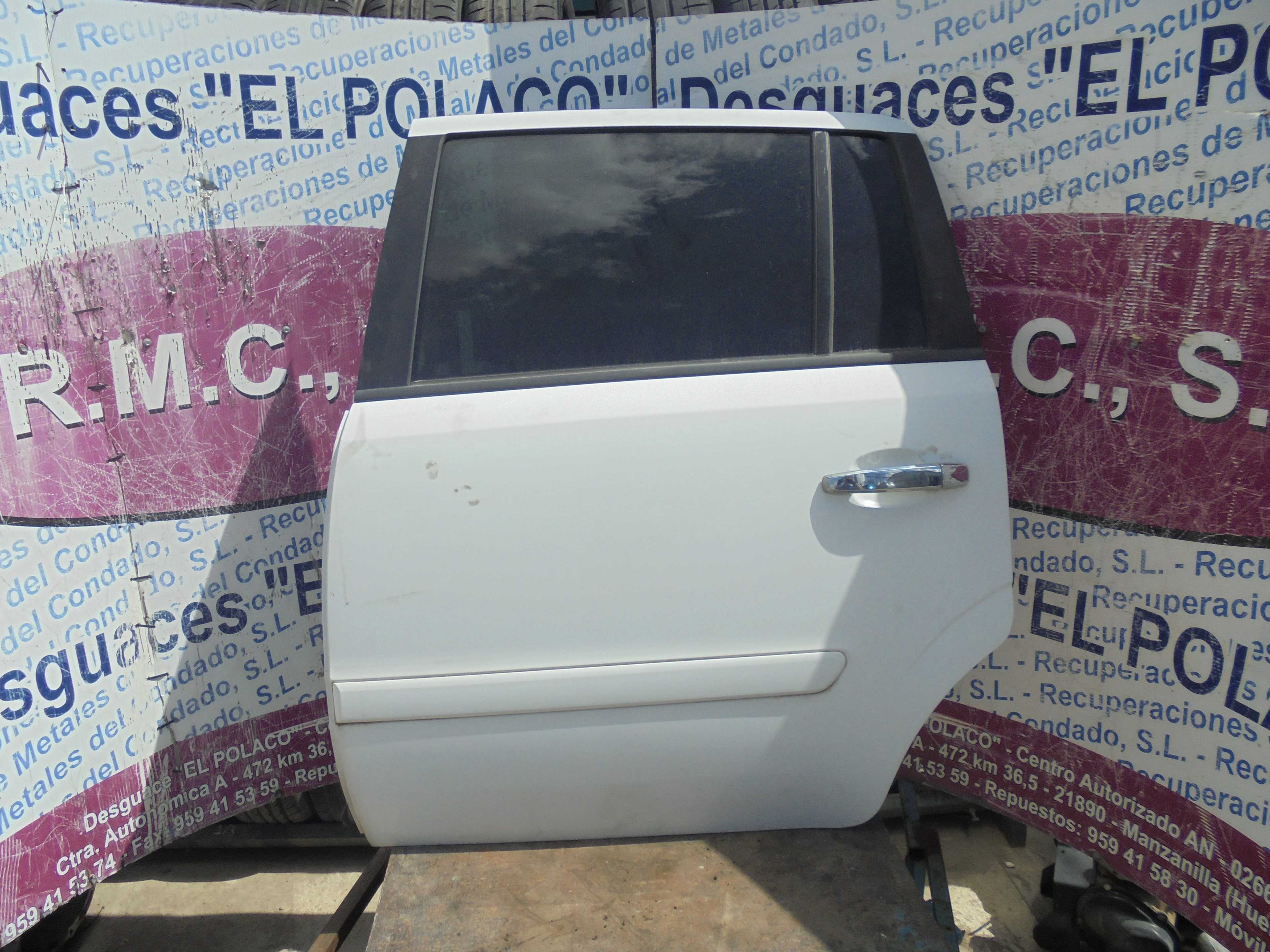 Recambio de puerta trasera izquierda para opel zafira b cosmo referencia OEM IAM   