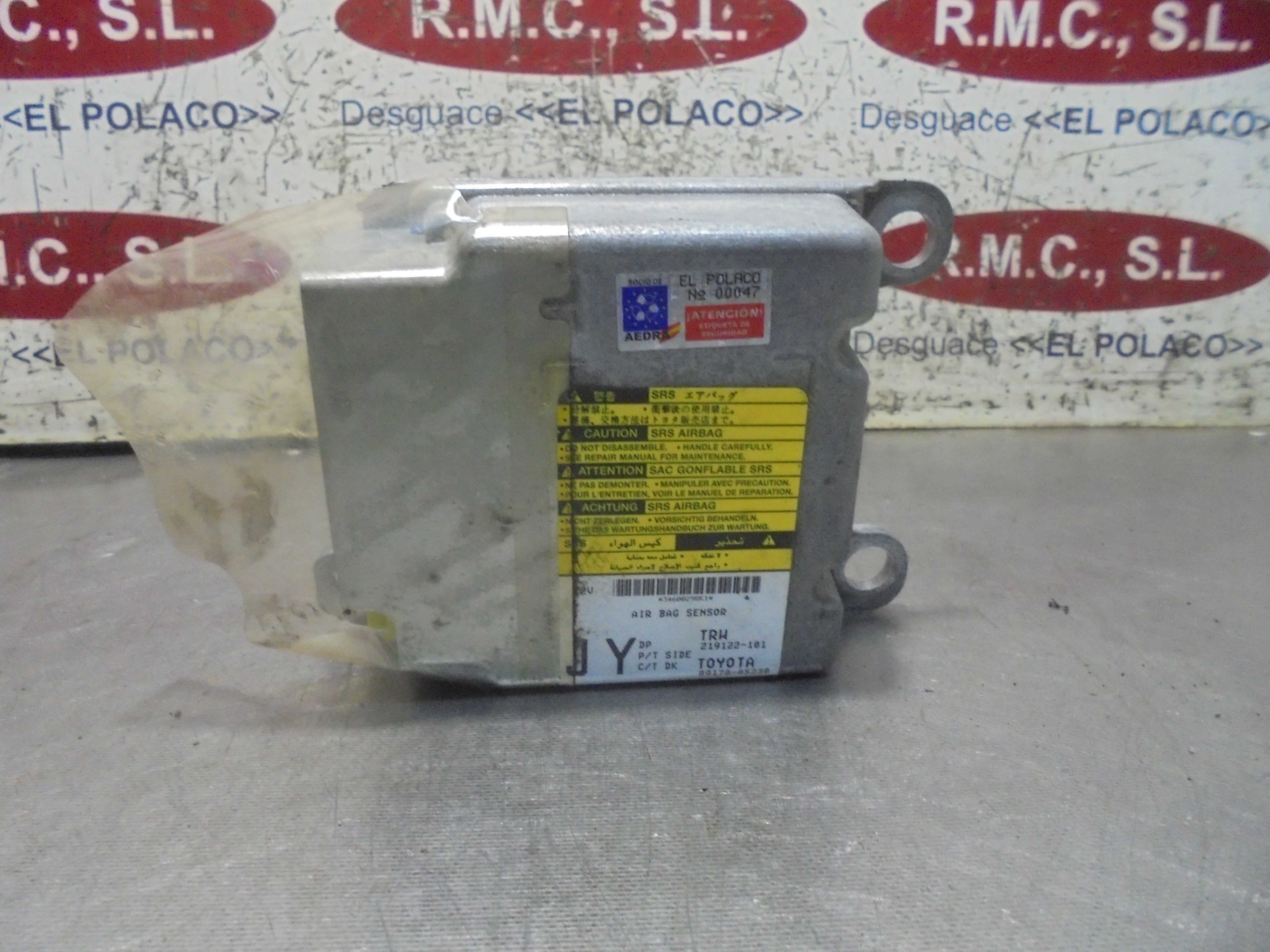 Recambio de centralita airbag para toyota avensis cross sport (t27) active referencia OEM IAM 8917005230  