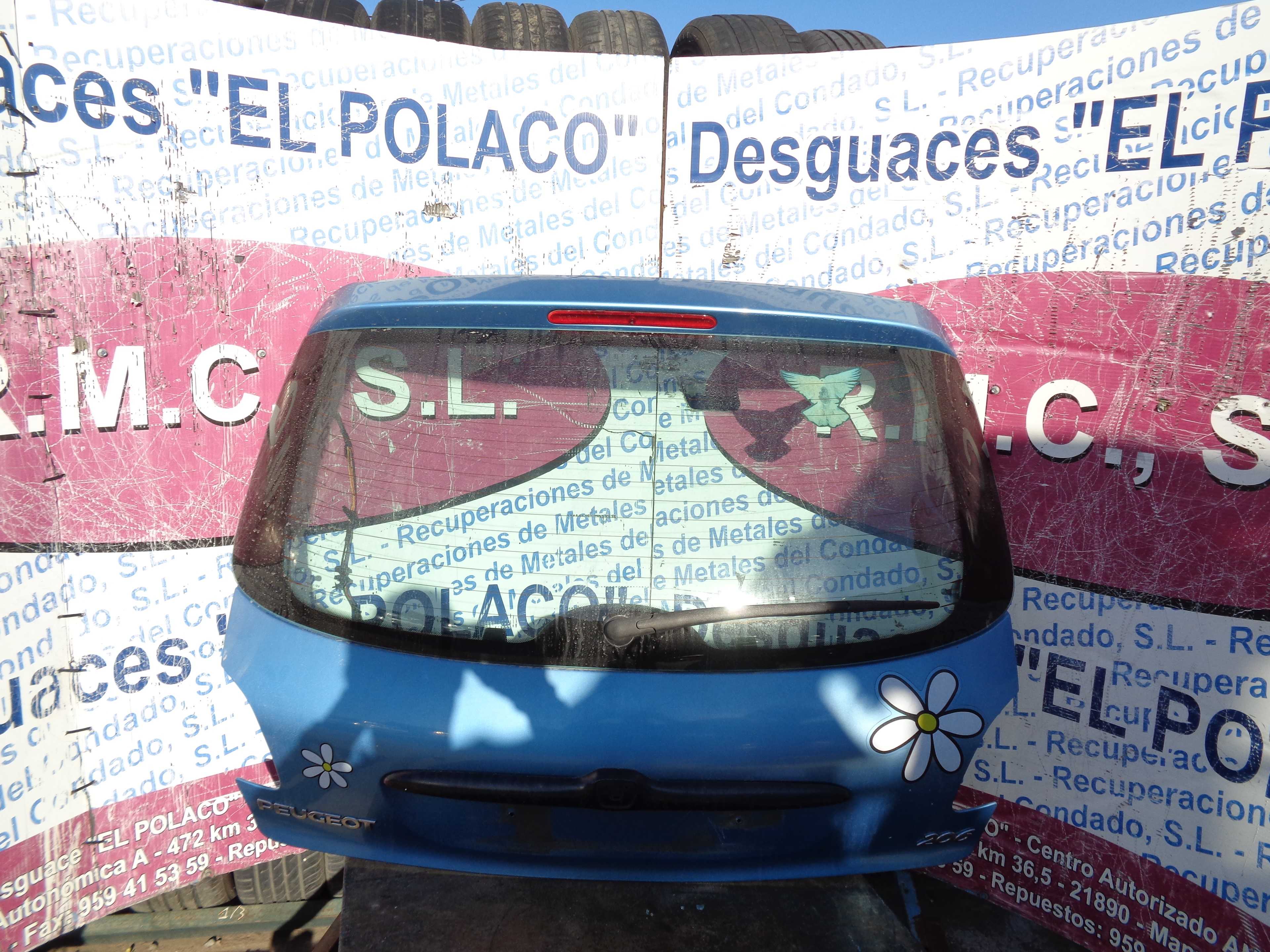 Recambio de porton trasero para peugeot 206 berlina xr referencia OEM IAM   