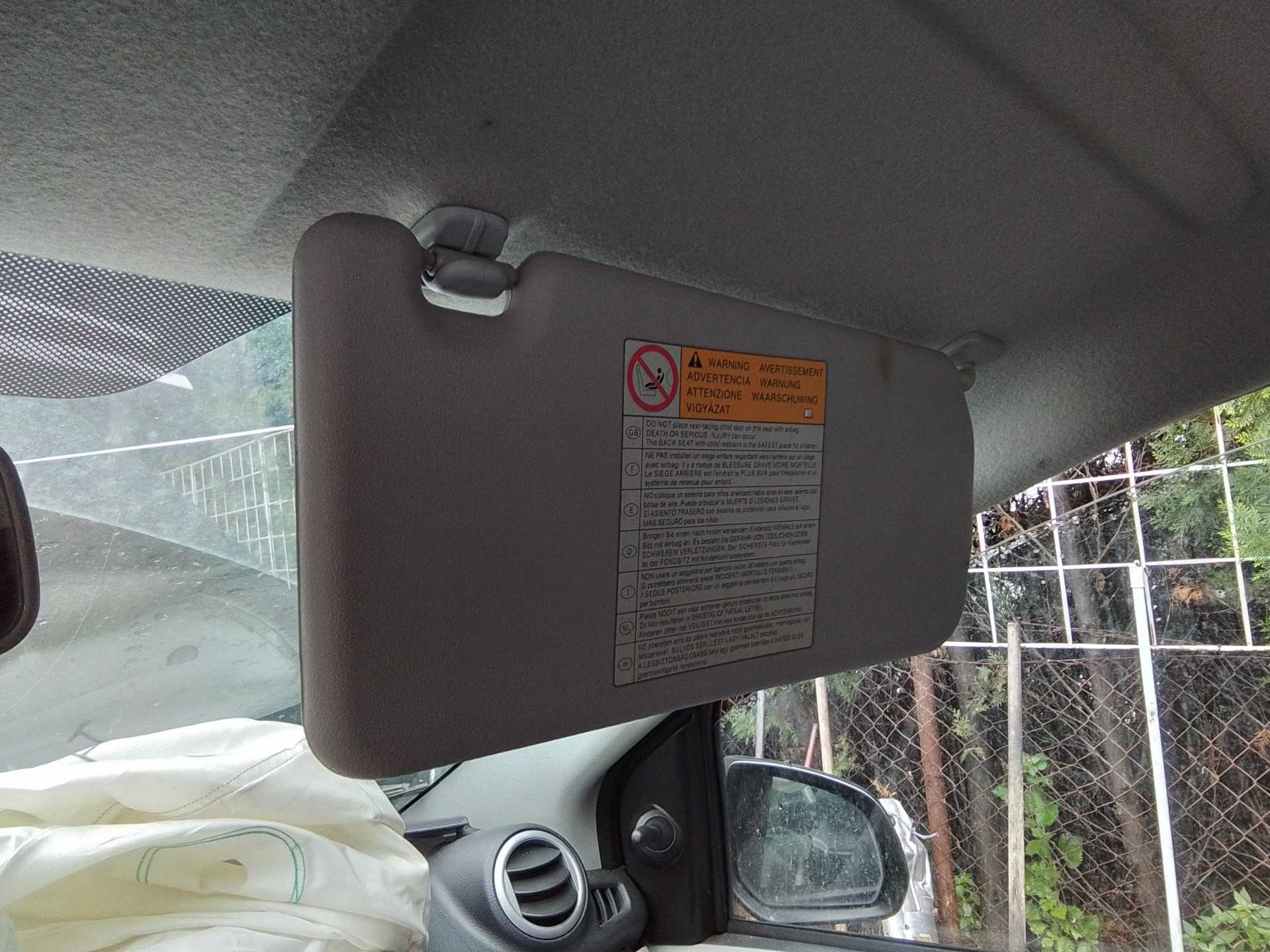 Recambio de parasol derecho para nissan pixo (uao) acenta referencia OEM IAM   