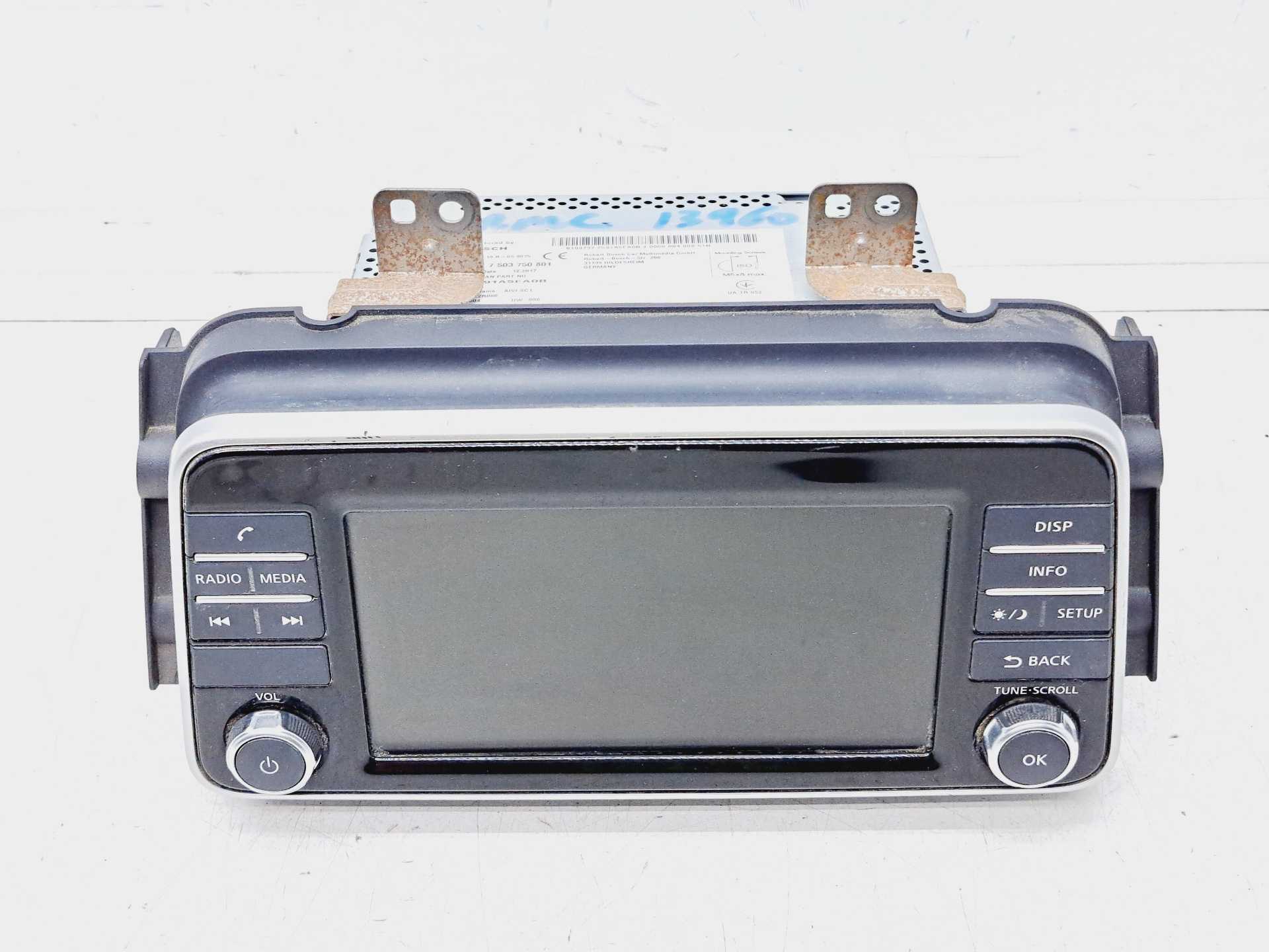Recambio de sistema audio / radio cd para nissan micra v (k14) acenta referencia OEM IAM 2591A5FA0B 7503750801 BOSCH