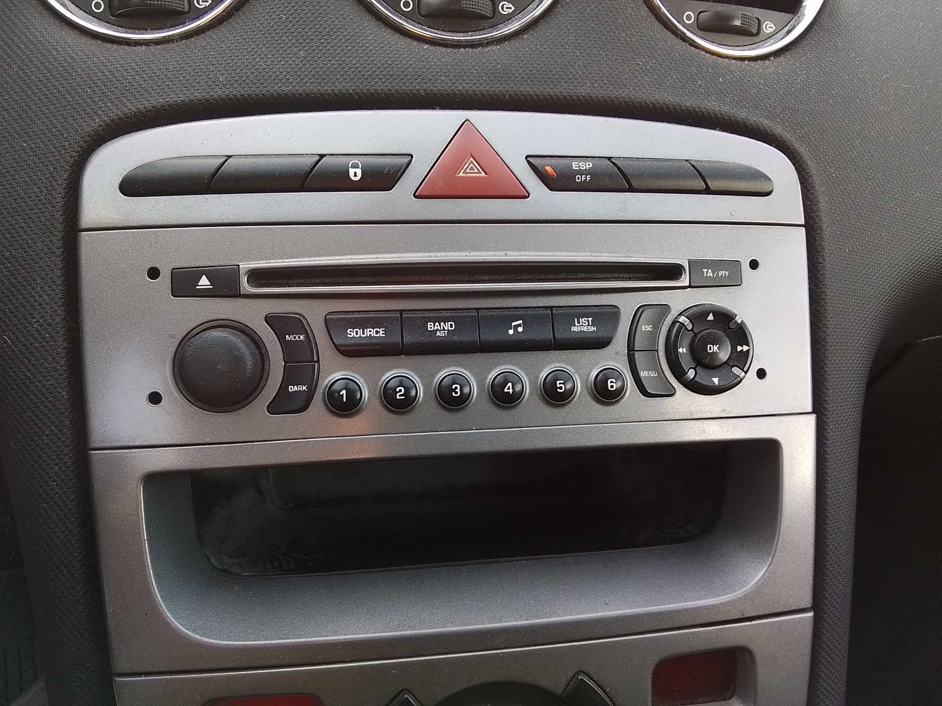 Recambio de sistema audio / radio cd para peugeot 308 2.0 16v hdi fap referencia OEM IAM   