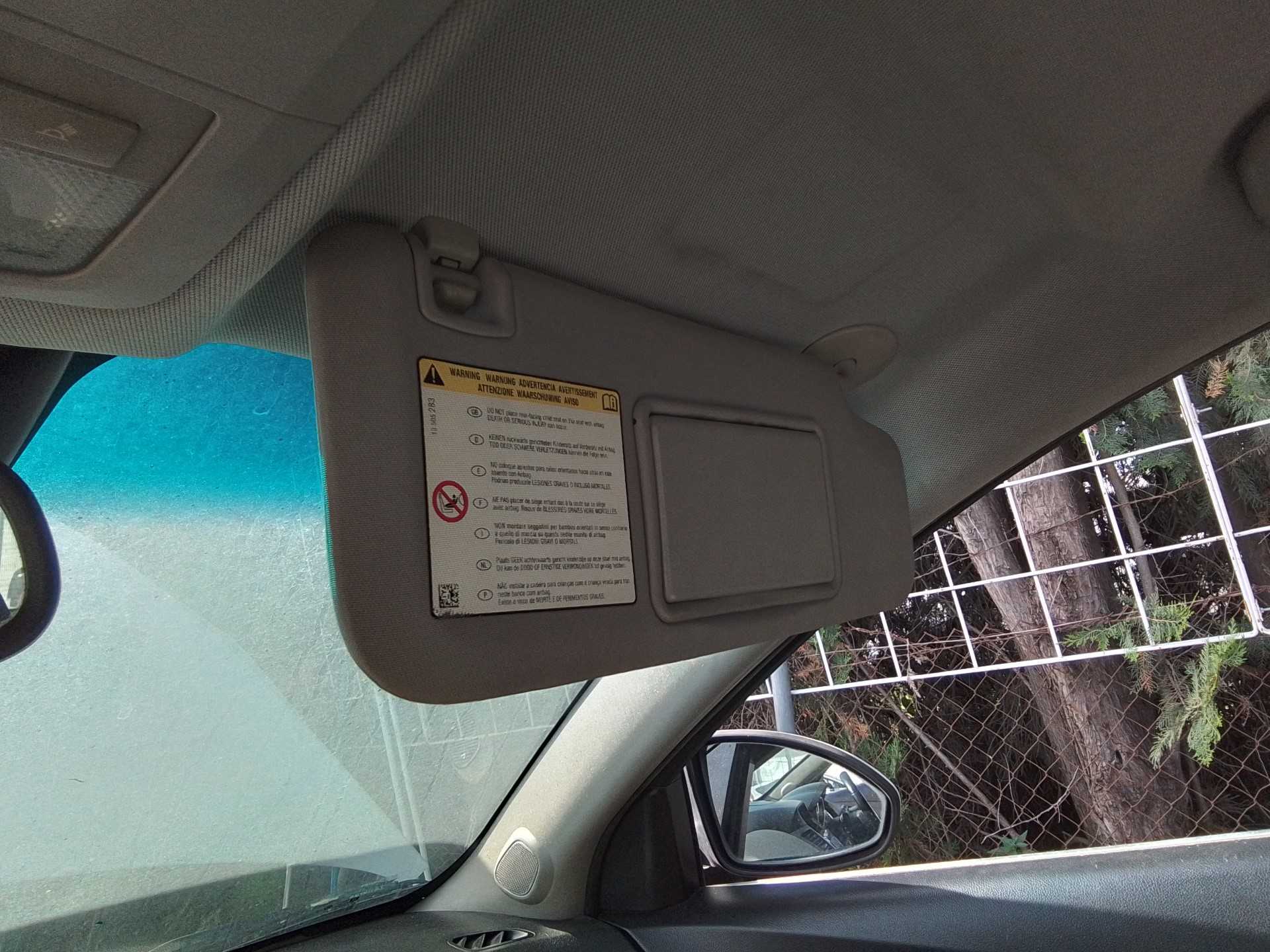 Recambio de parasol derecho para chevrolet cruze 2.0 diesel cat referencia OEM IAM   