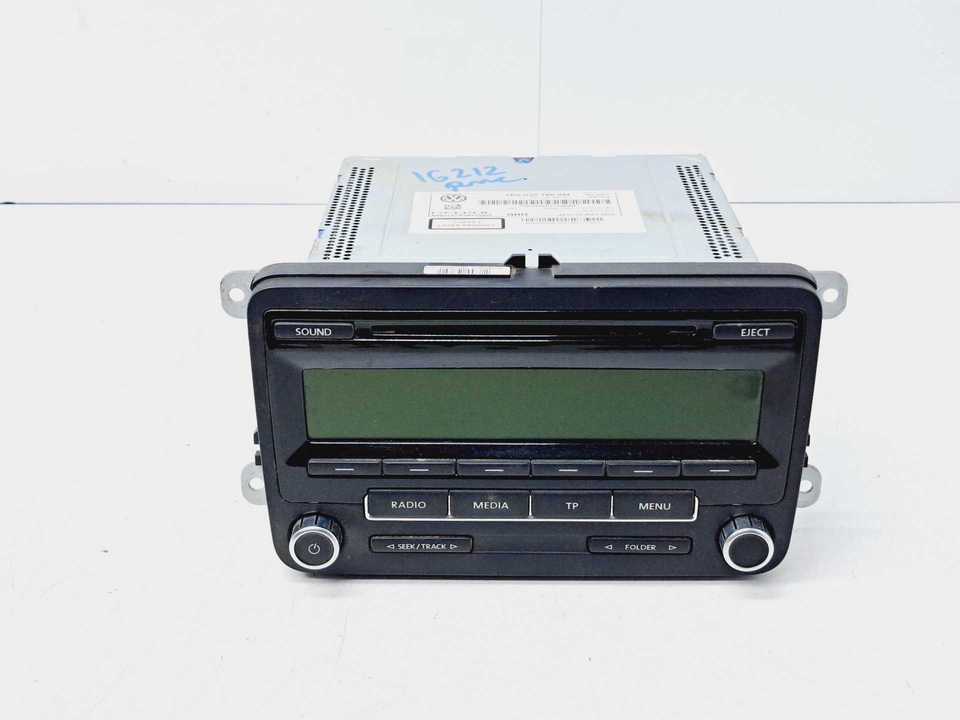 Recambio de sistema audio / radio cd para volkswagen touran (1t3) 1.6 tdi dpf referencia OEM IAM 1K0035186AN DELPHI 