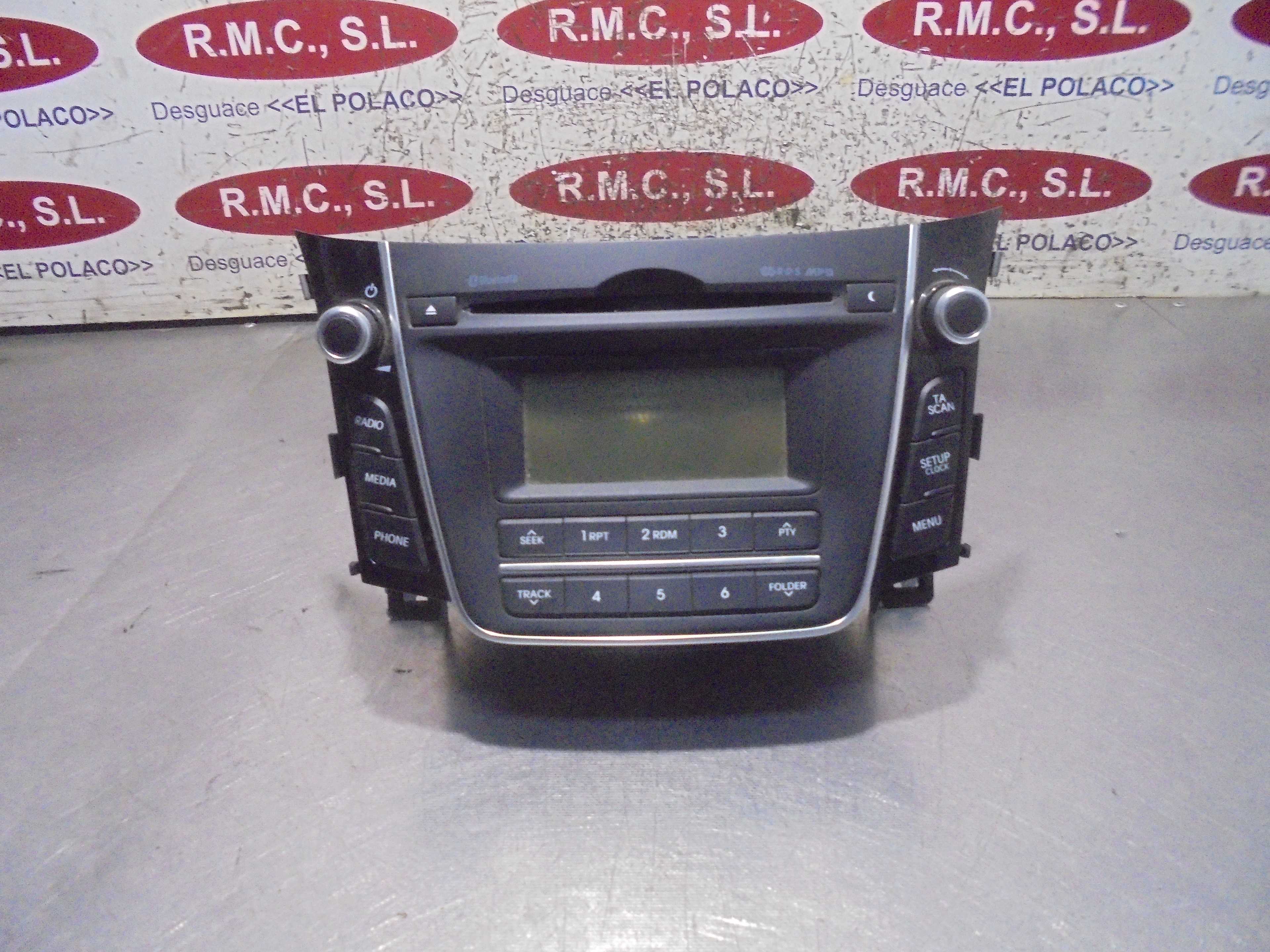 Recambio de sistema audio / radio cd para hyundai i30 (gd) style referencia OEM IAM 96170A6210GU  