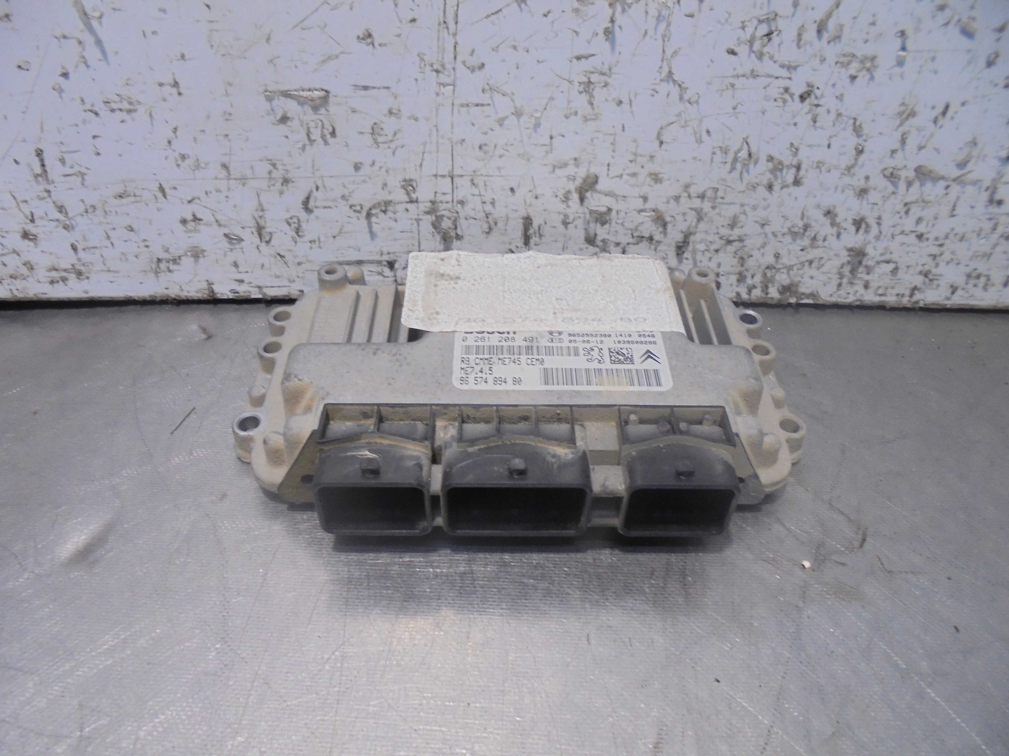 Recambio de centralita motor uce para citroën c4 berlina vtr plus referencia OEM IAM 9657489480 BOSCH 