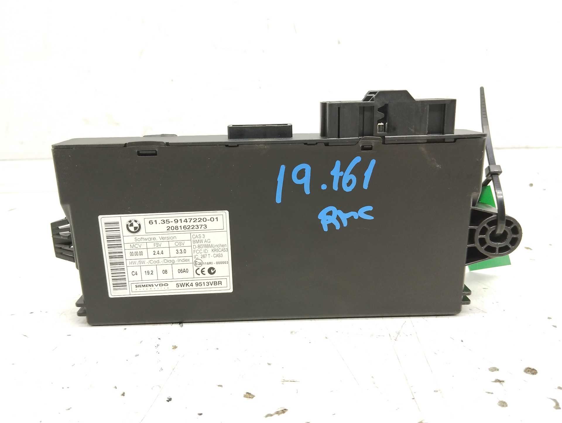 Recambio de modulo electronico para bmw serie 1 berlina (e81/e87) 118d referencia OEM IAM 6135914722001 5WK49513VBR SIEMENS