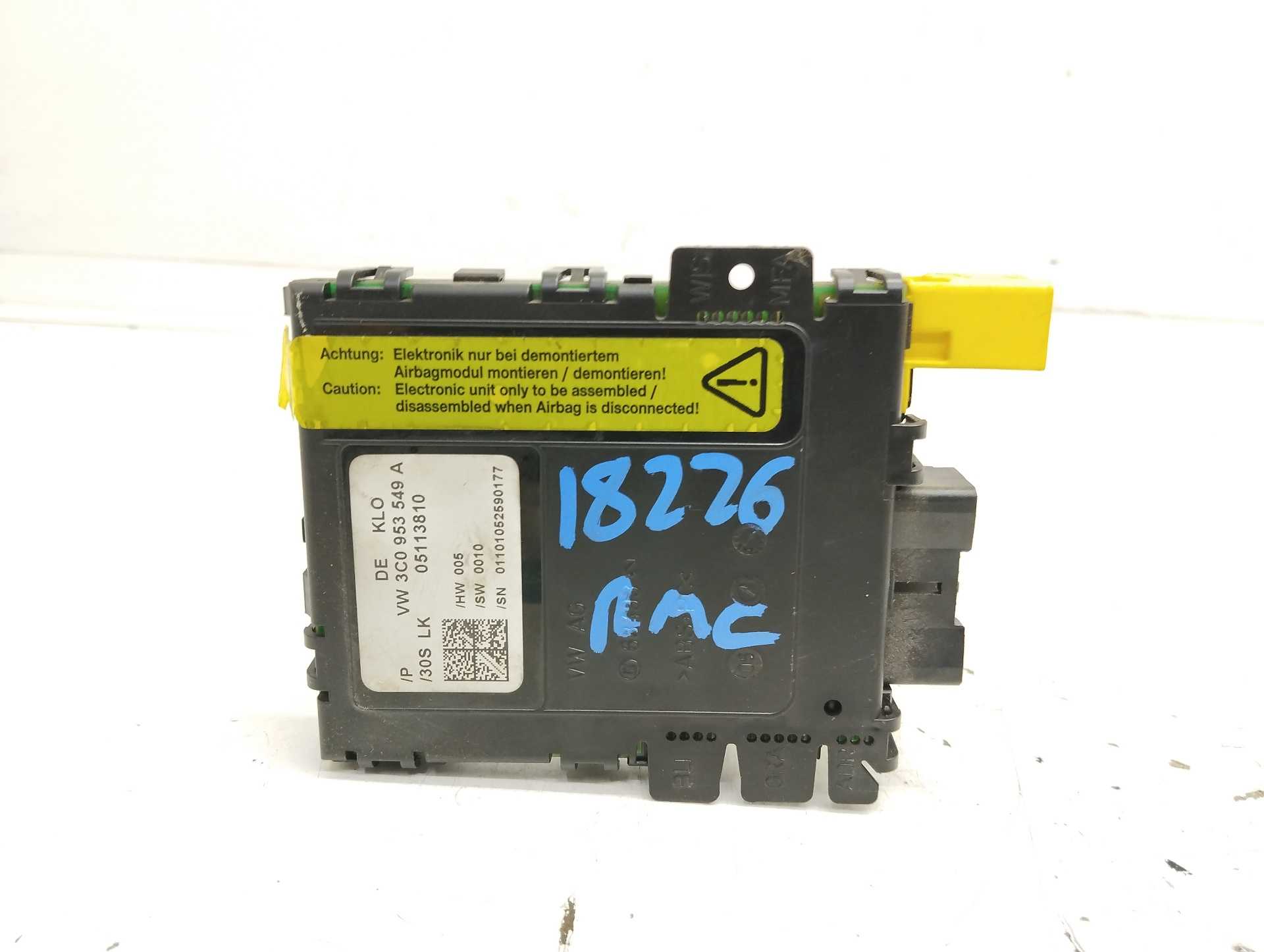 Recambio de modulo electronico para volkswagen passat berlina (3c2) advance referencia OEM IAM 3C0953549A 05113810 