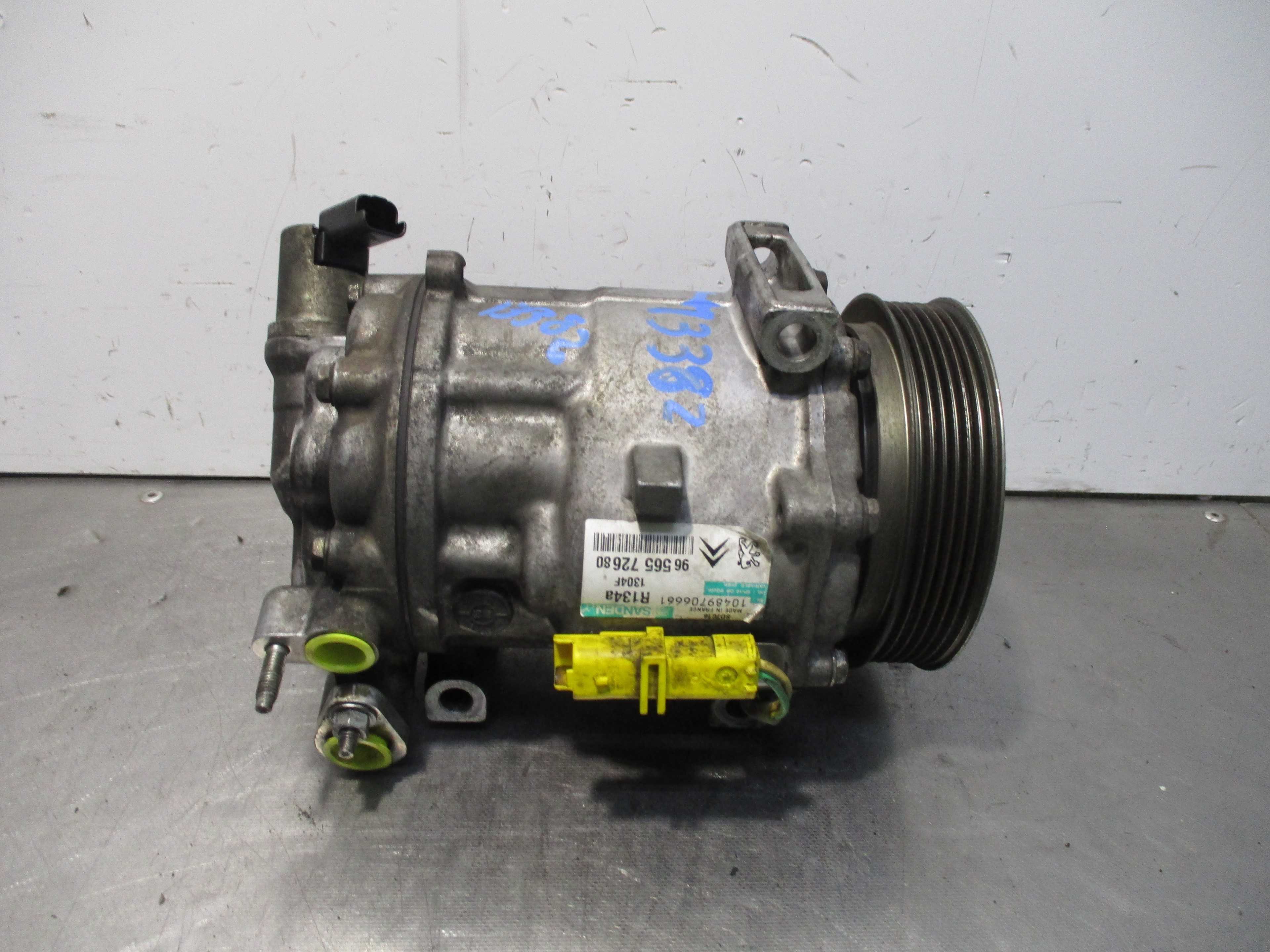 Recambio de compresor aire acondicionado para peugeot 407 st confort referencia OEM IAM 9656572680 SANDEN 