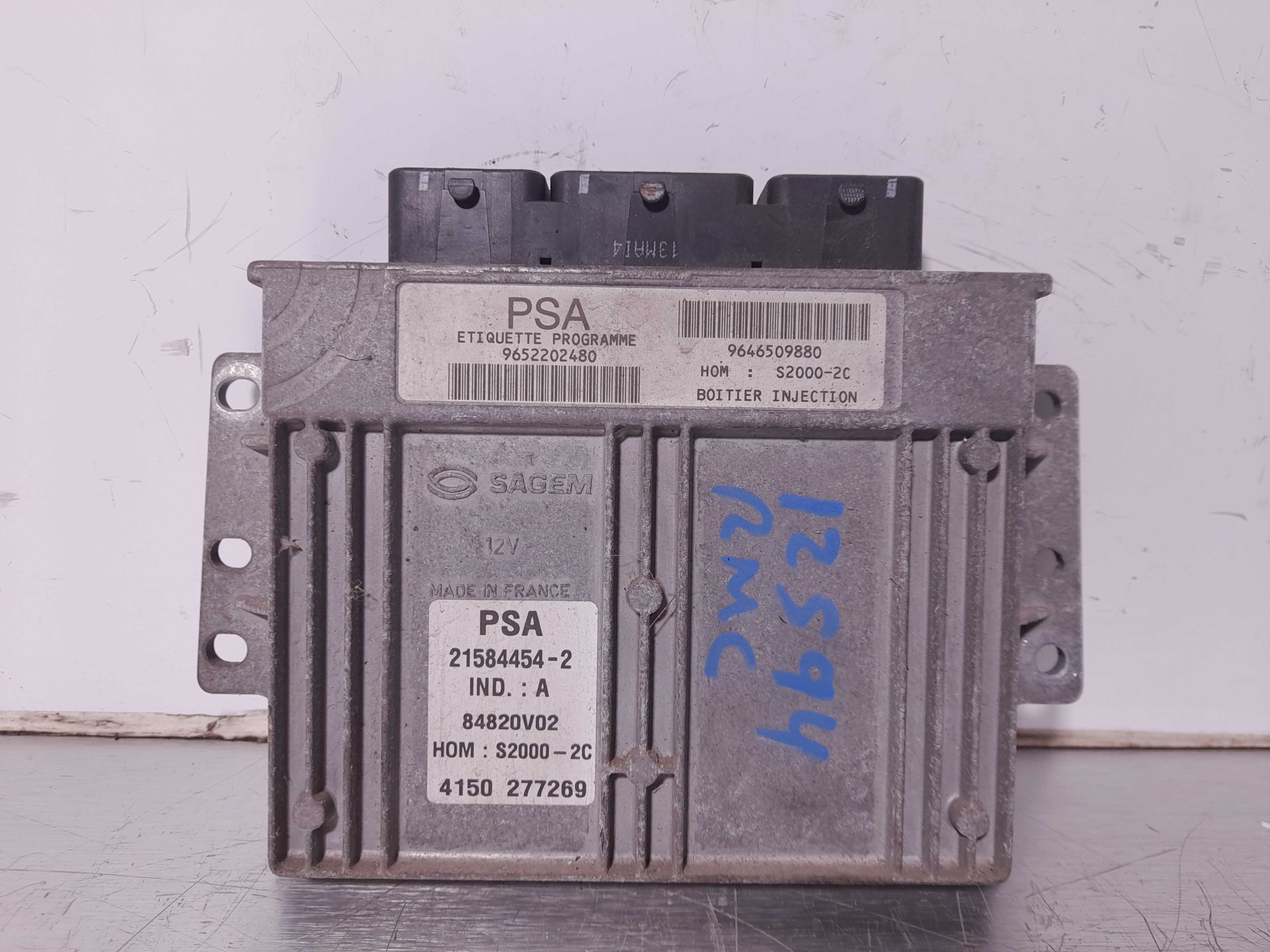 Recambio de centralita motor uce para citroën xsara berlina 1.4 satisfaction referencia OEM IAM 9652202480 SAGEM 