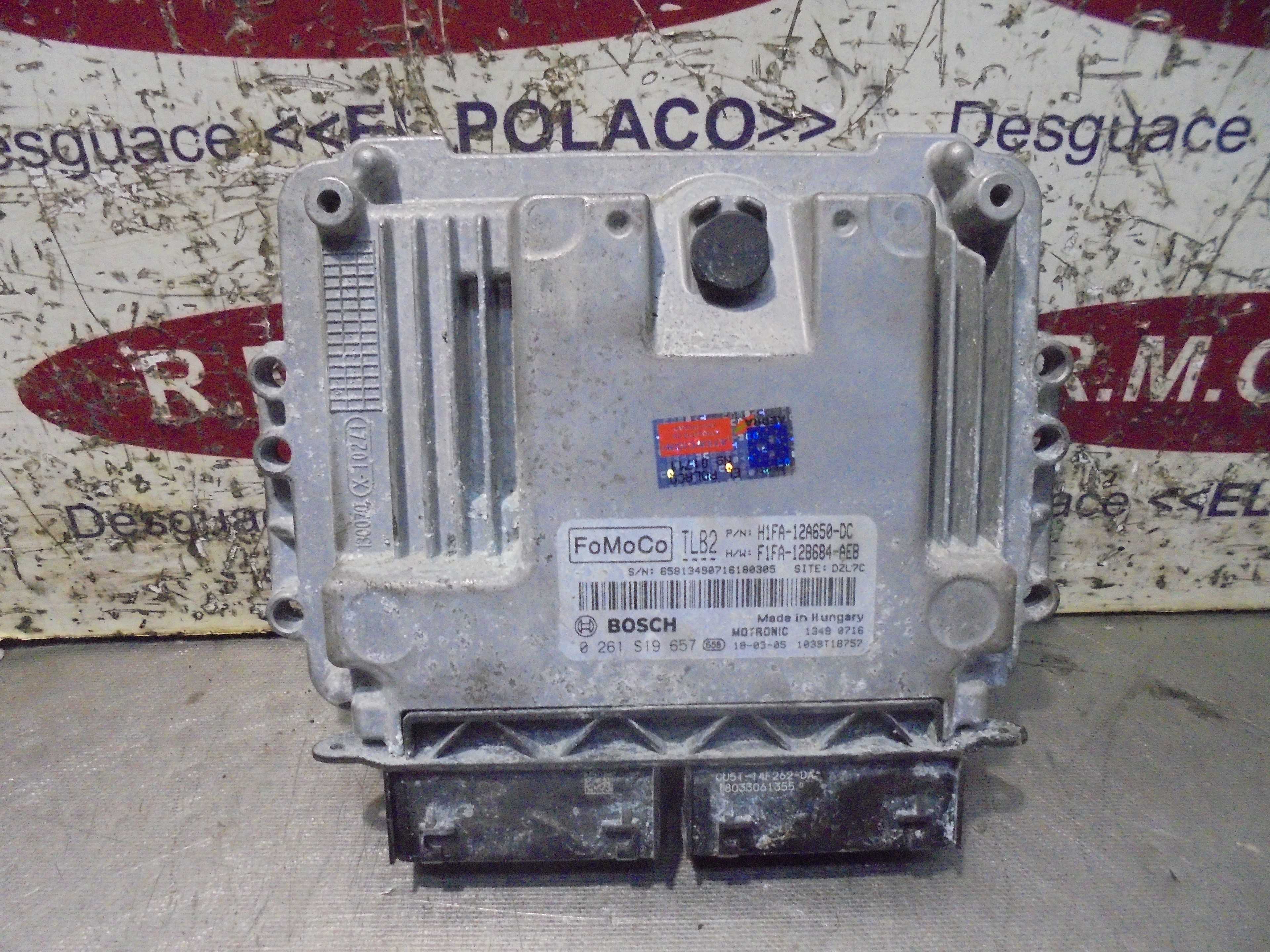 Recambio de centralita motor uce para ford focus trend referencia OEM IAM H1FA12A650 FOMOCO 0261S19657 BOSCH