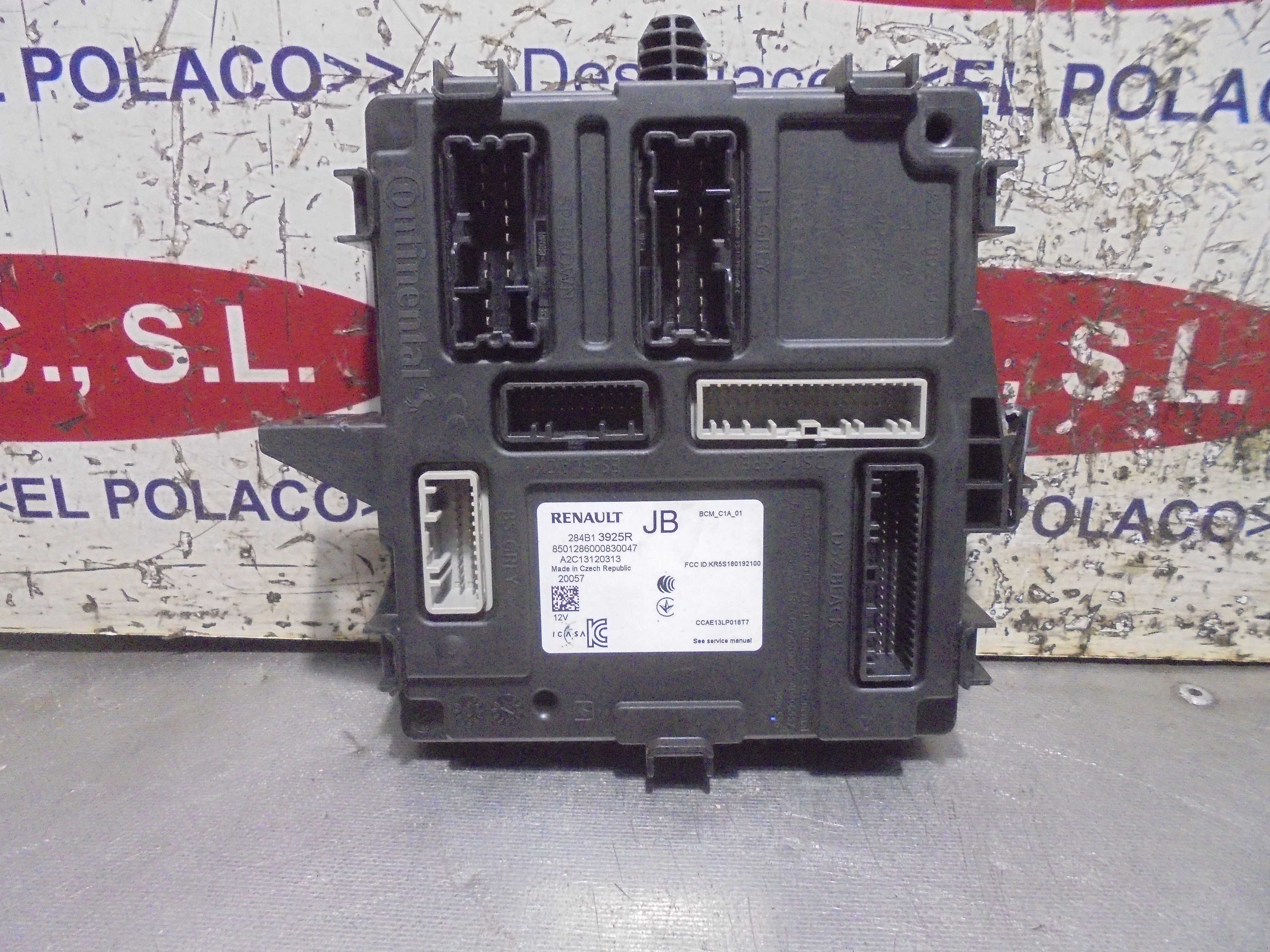 Recambio de centralita bcm para renault clio v business referencia OEM IAM A2C13120313  