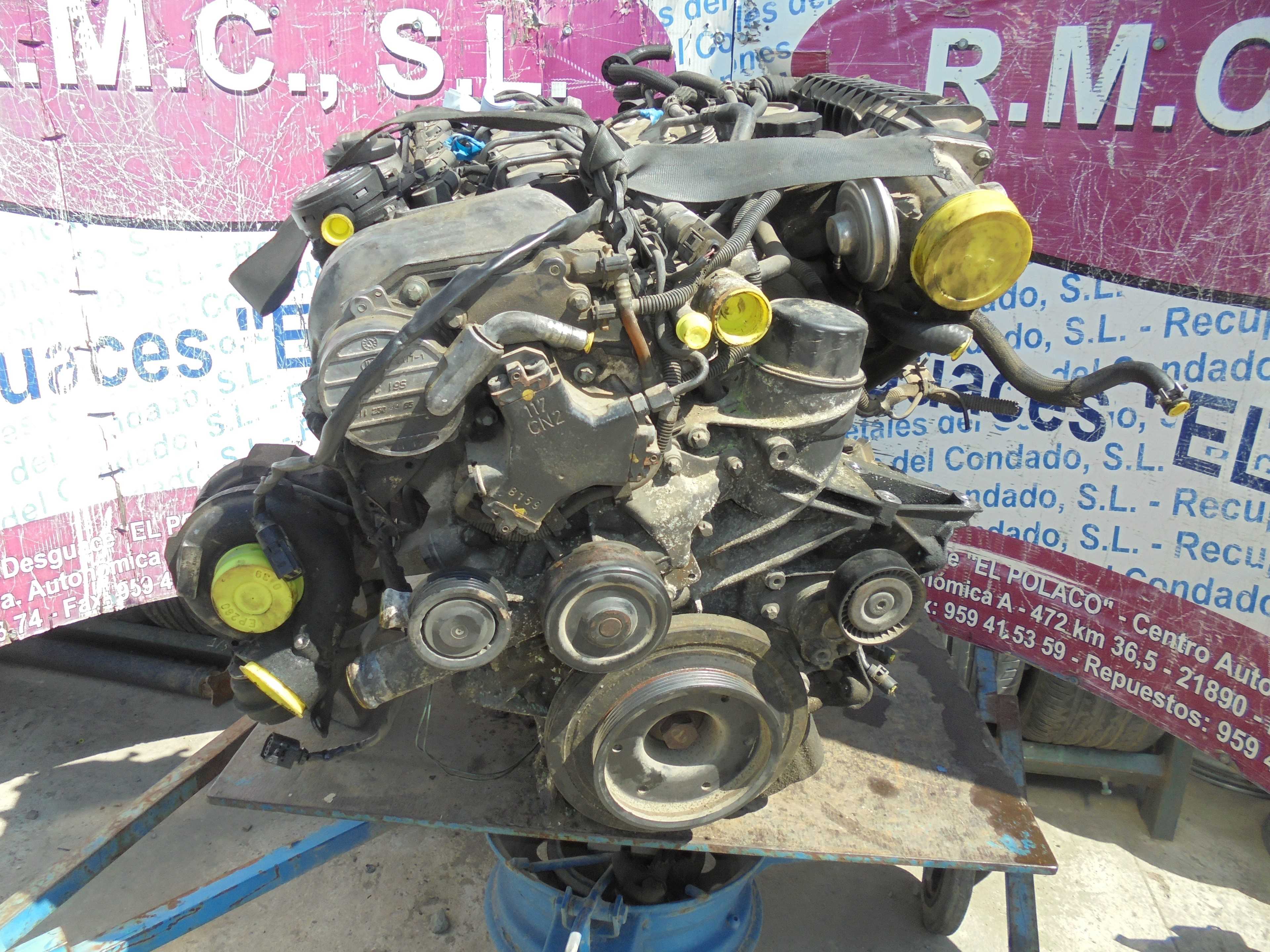 Recambio de motor completo para mercedes-benz clase c (w203) berlina 270 cdi (203.016) referencia OEM IAM 612962  