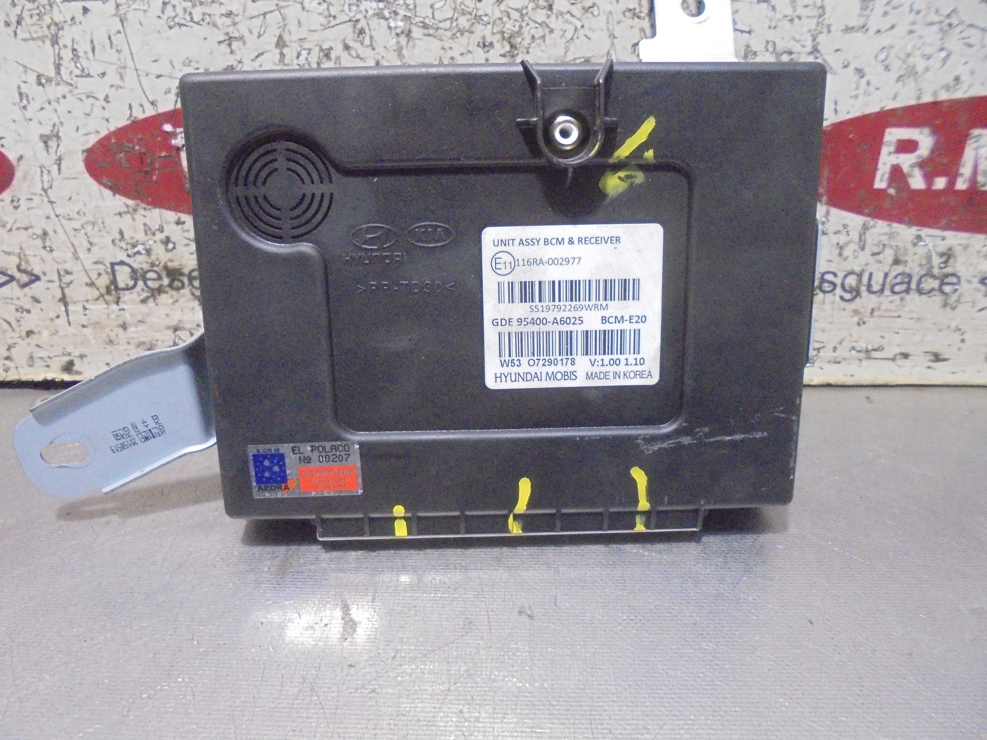 Recambio de centralita bcm para hyundai i30 (gd) style referencia OEM IAM 95400A6025  