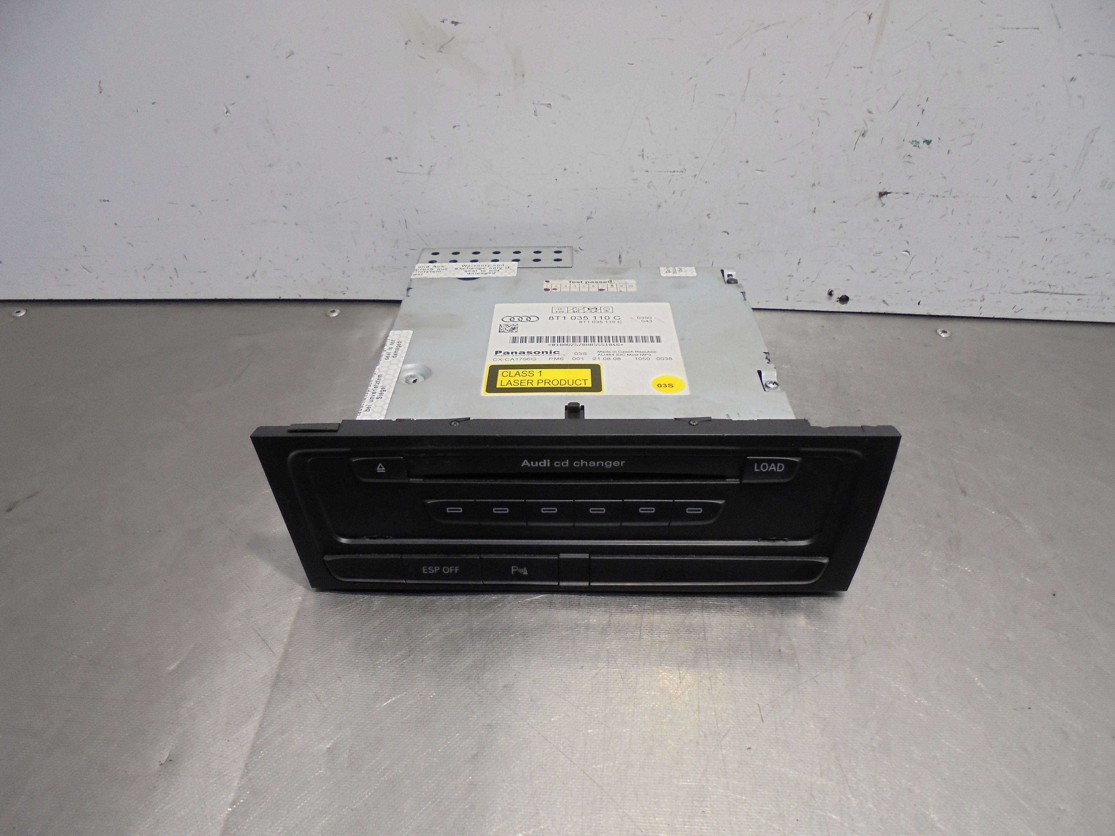 Recambio de sistema audio / radio cd para audi a4 avant (8k5) (2008) básico referencia OEM IAM  PANASONIC 