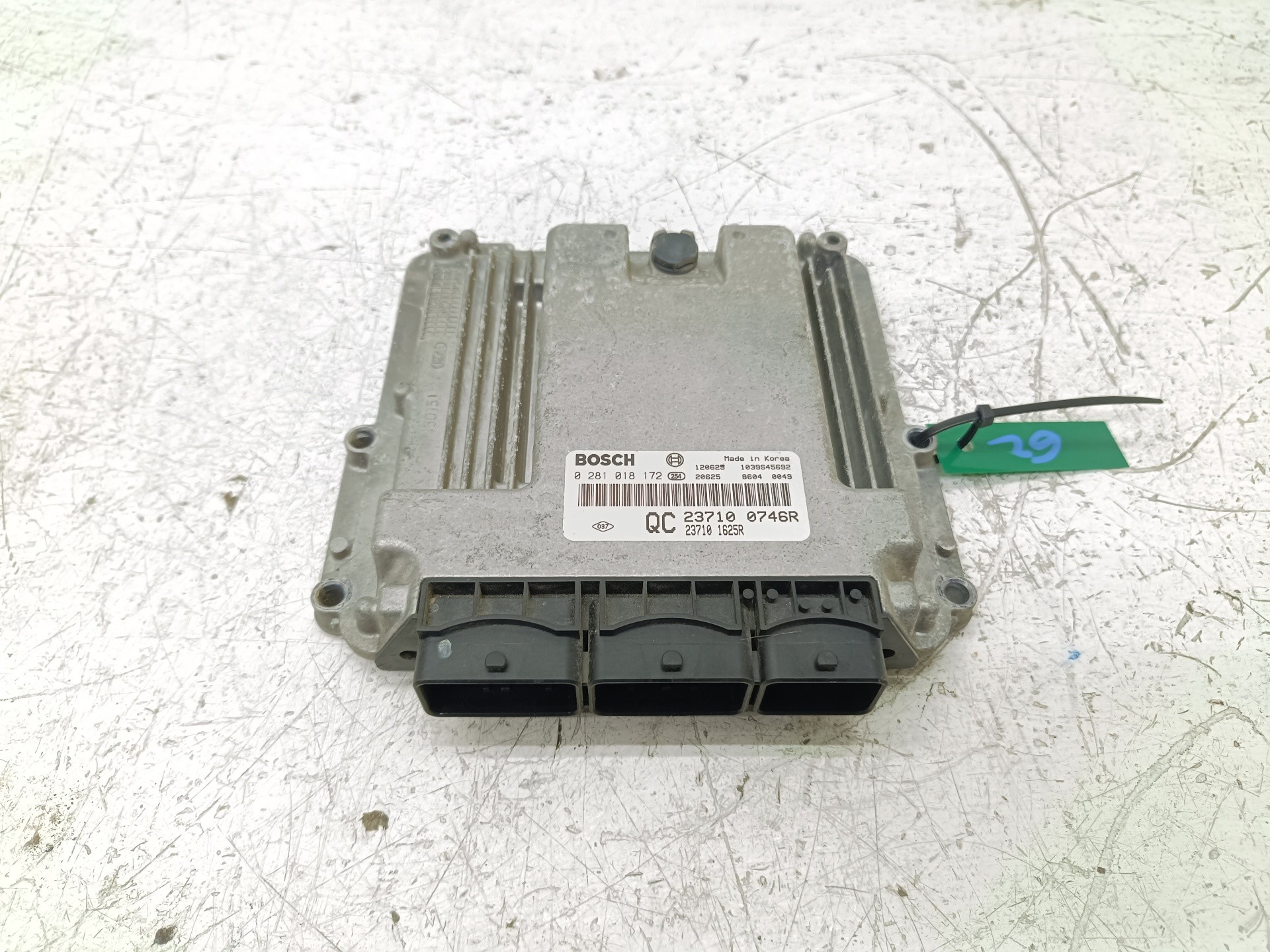 Recambio de centralita motor uce para renault koleos bose edition referencia OEM IAM 237100746R 0281018172 