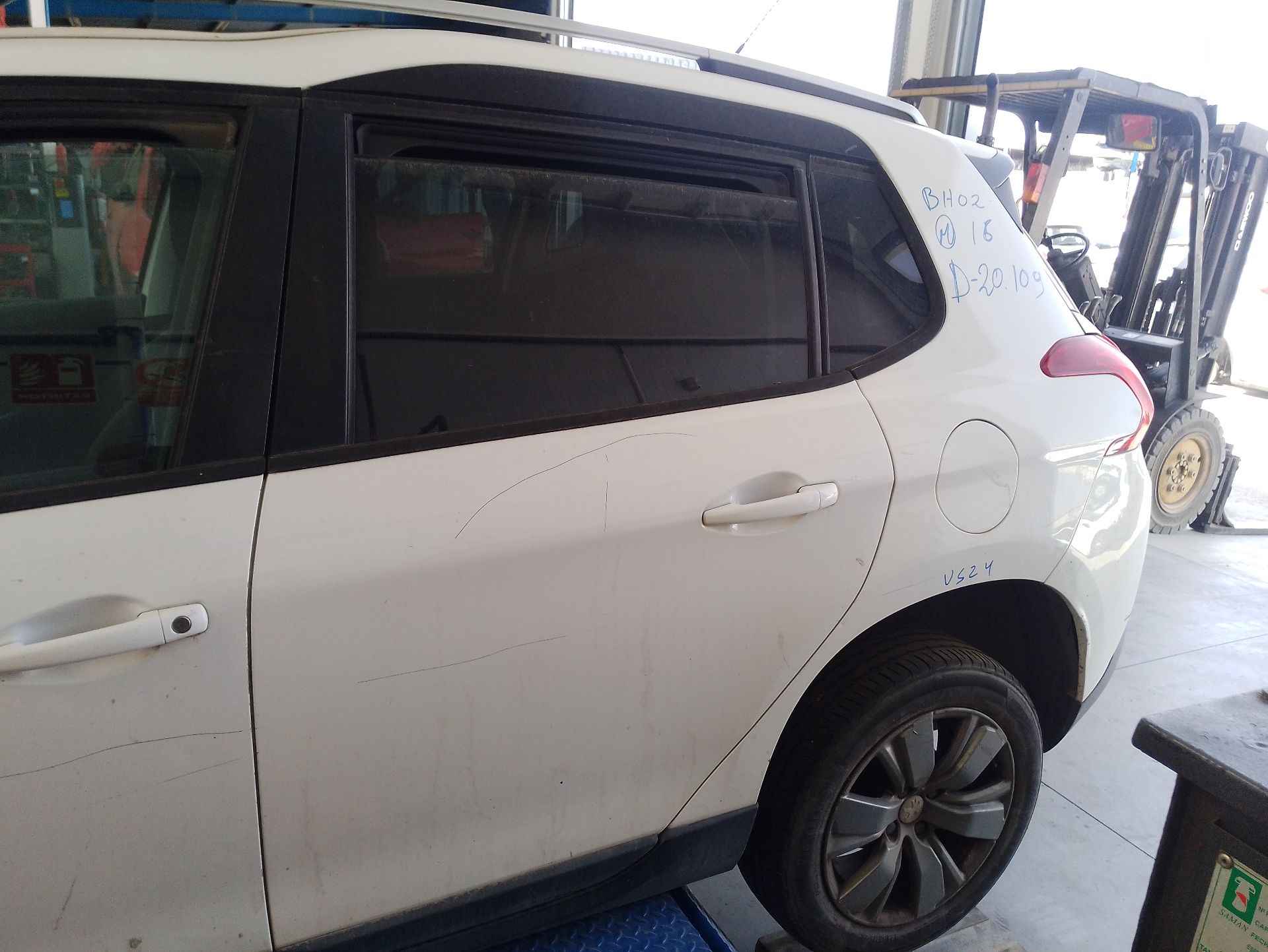 Recambio de puerta trasera izquierda para peugeot 2008 i (cu_) 1.6 bluehdi 100 referencia OEM IAM 9802969780  