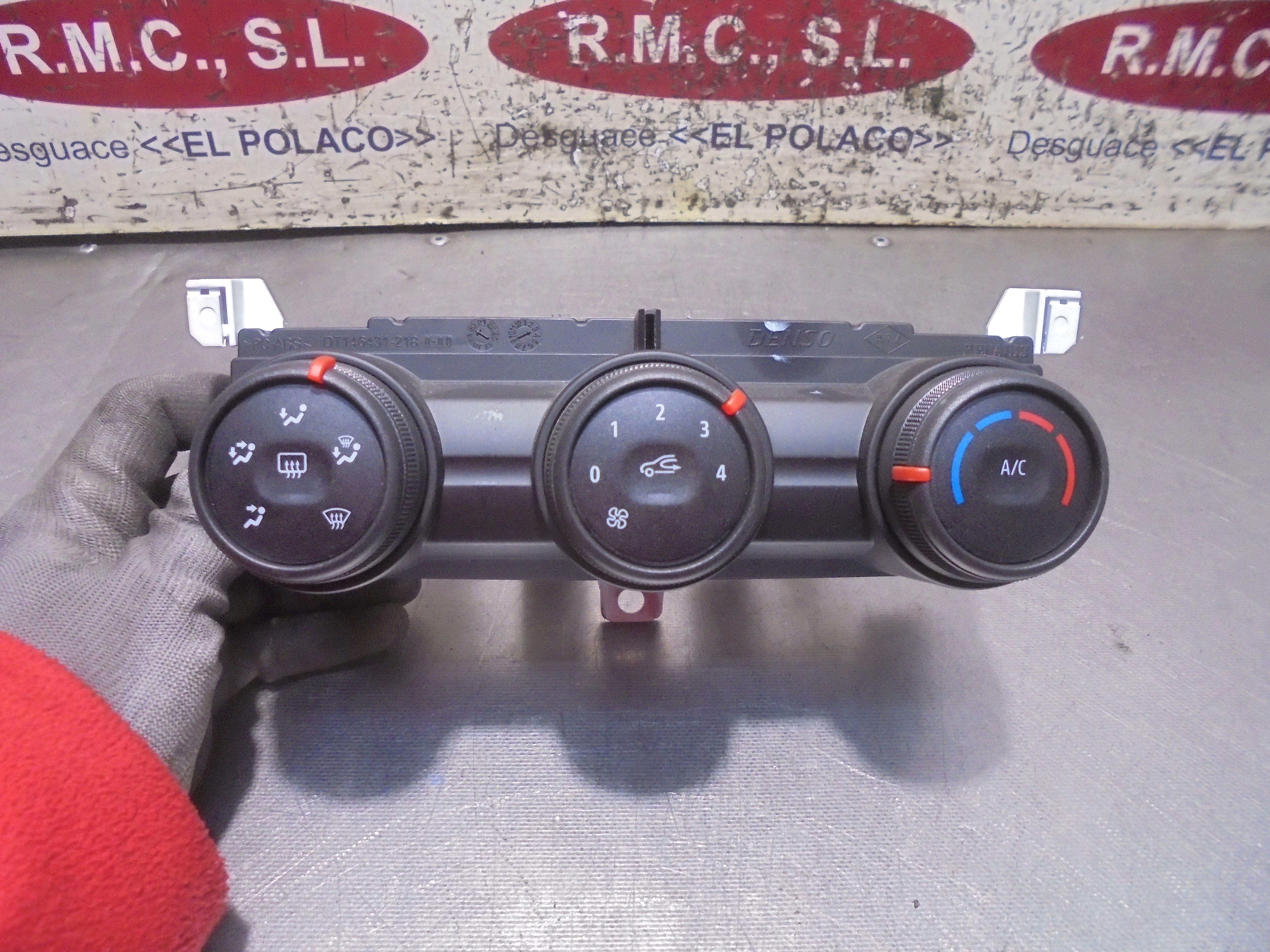 Recambio de mando calefaccion / aire acondicionado para renault clio v business referencia OEM IAM DT146431  