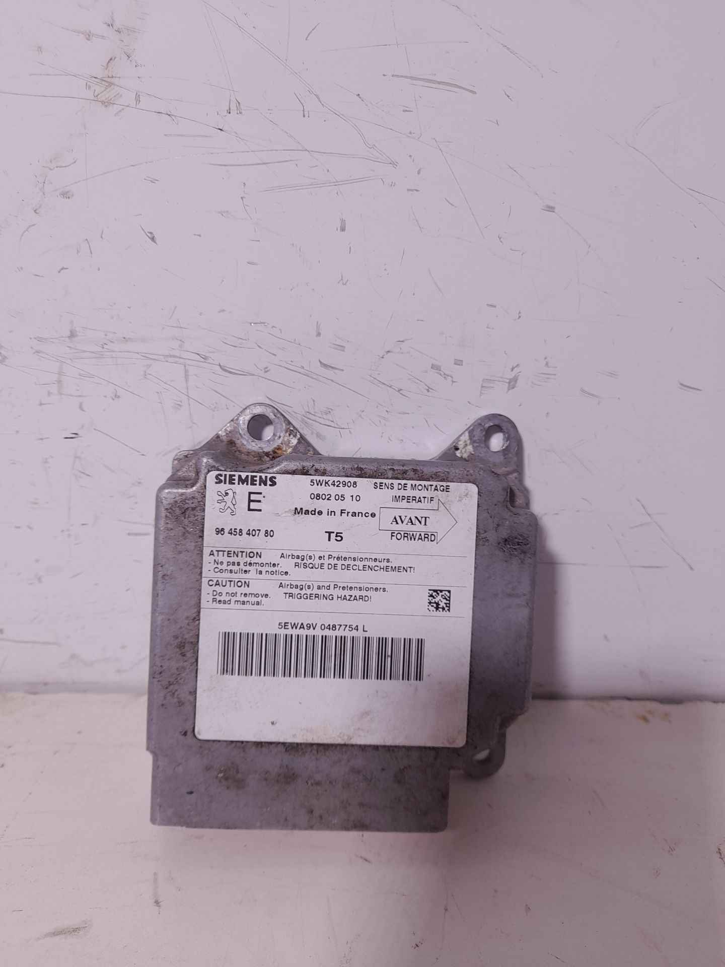Recambio de centralita airbag para peugeot 307 (s1) xr clim plus referencia OEM IAM   