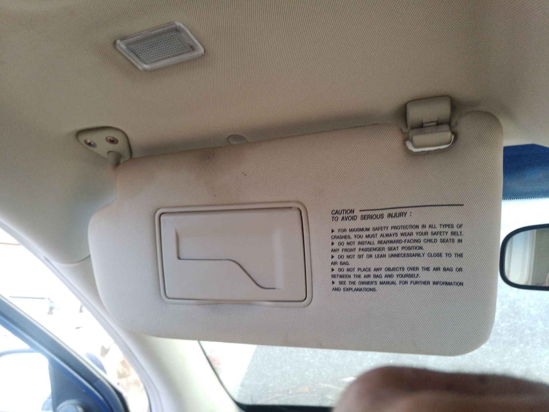 Recambio de parasol izquierdo para hyundai tucson (jm) 2.0 crdi a las 4 ruedas referencia OEM IAM 852012E100GF  