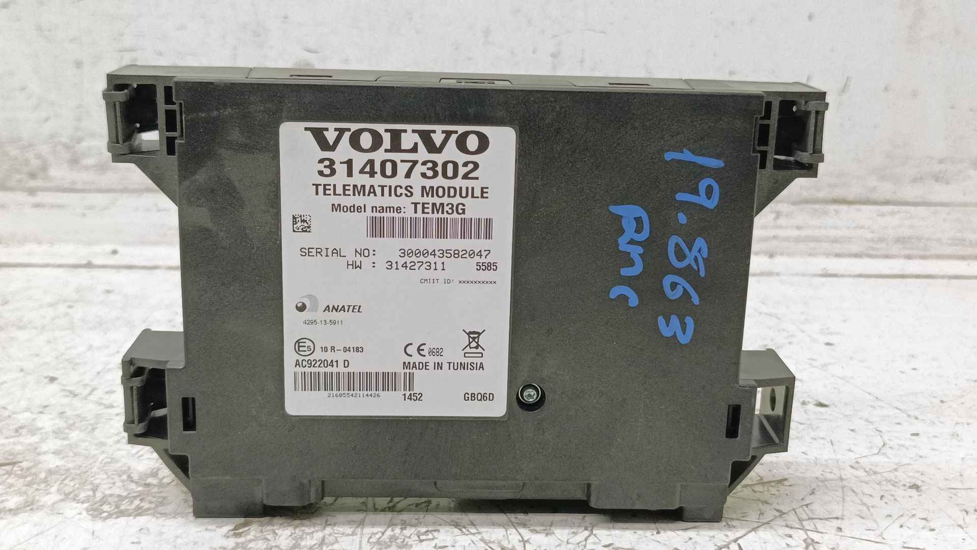 Recambio de modulo electronico para volvo v60 kombi plug-in hybrid awd referencia OEM IAM 31407302  