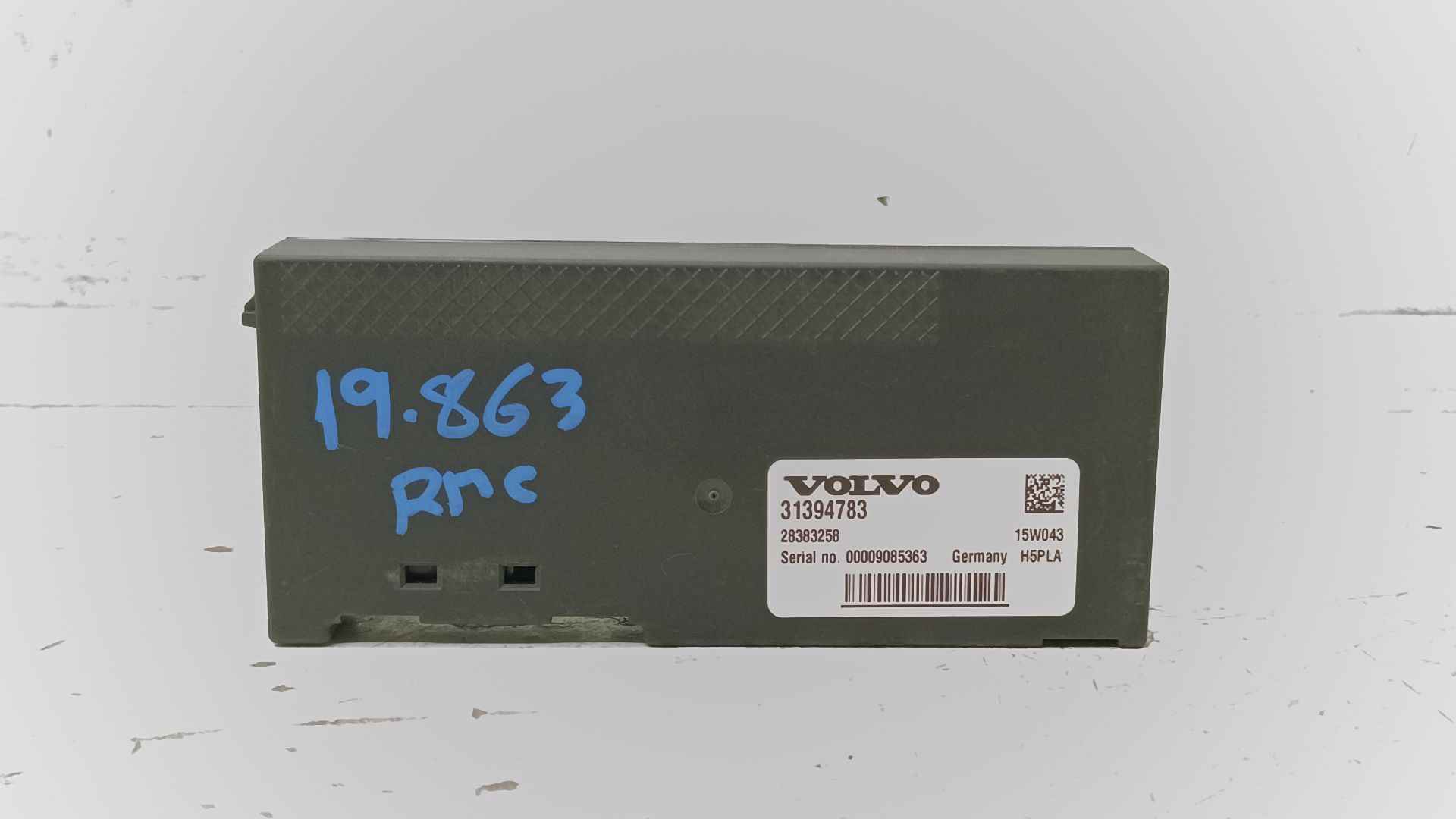 Recambio de modulo electronico para volvo v60 kombi plug-in hybrid awd referencia OEM IAM 31394783 28383258 