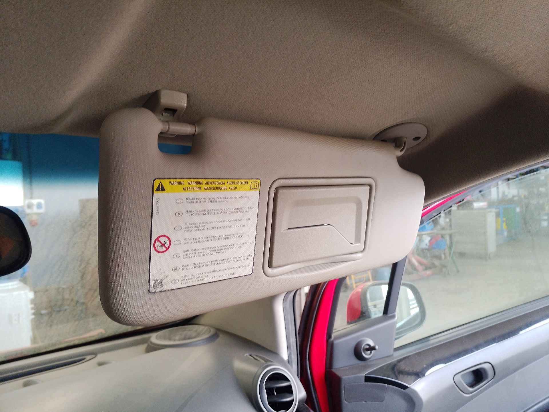 Recambio de parasol derecho para chevrolet spark (m300) 1.0 referencia OEM IAM   