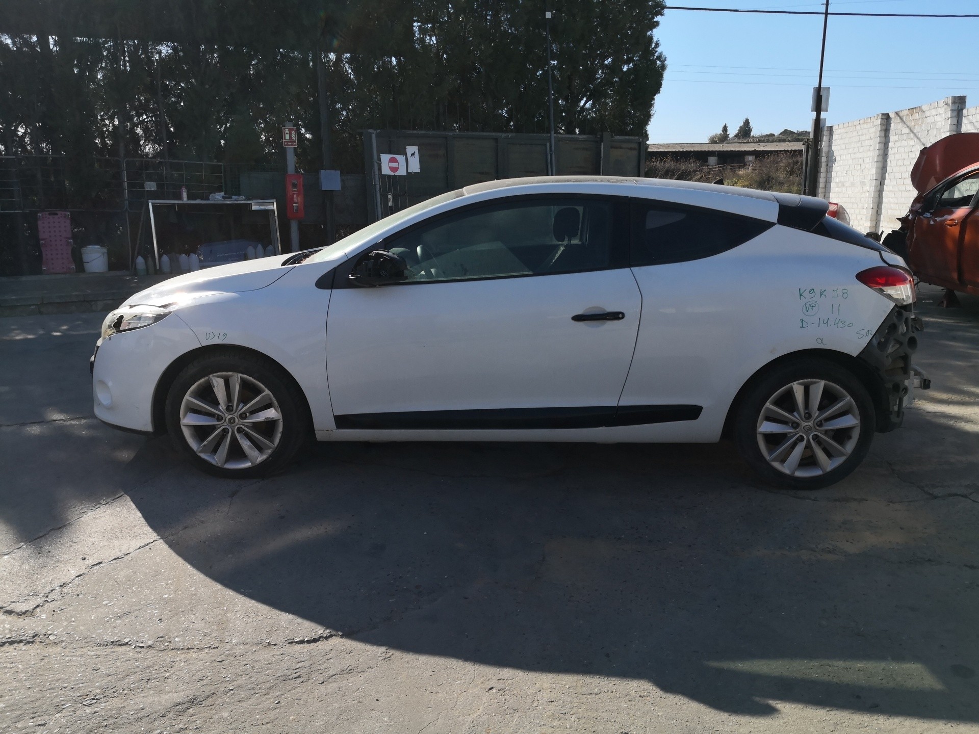 renault megane iii coupe del año 2011