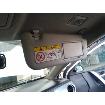Recambio de parasol derecho para toyota auris hybrid active referencia OEM IAM   