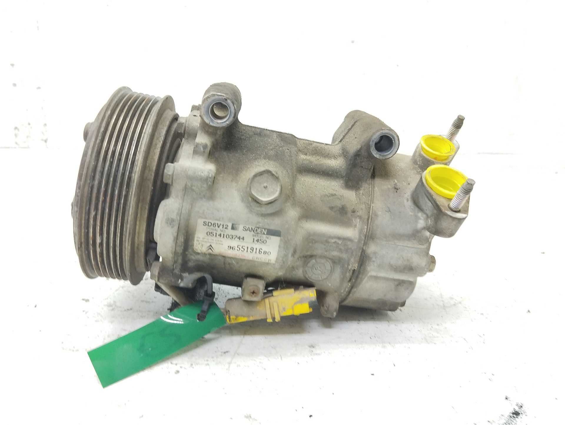 Recambio de compresor aire acondicionado para citroën c3 collection referencia OEM IAM 9655191680  