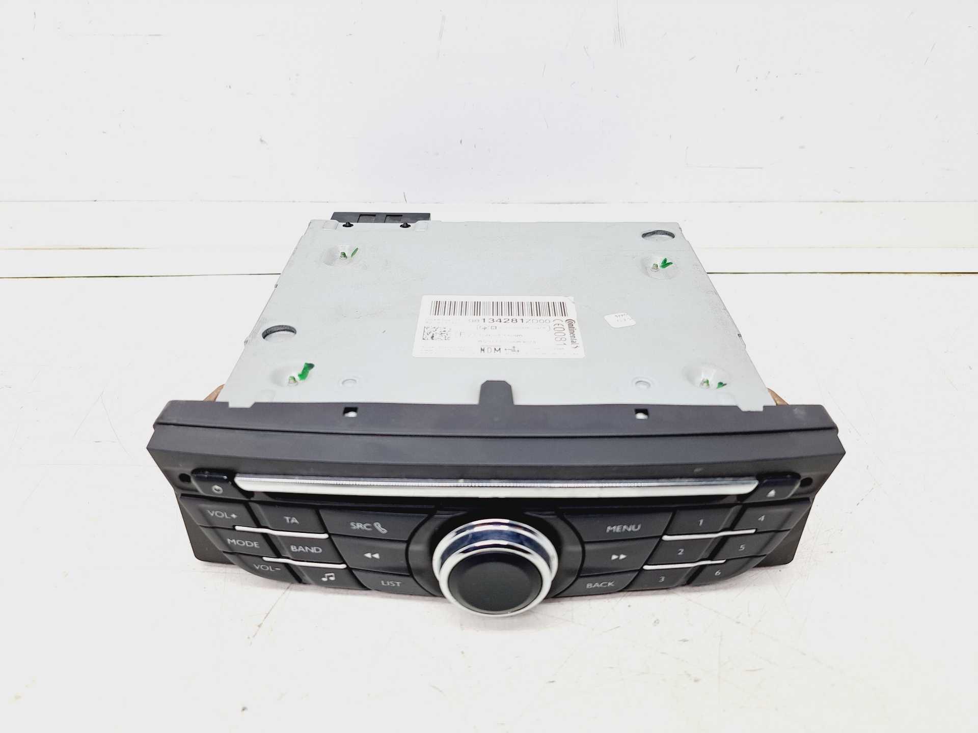 Recambio de sistema audio / radio cd para citroën c-elysée exclusive referencia OEM IAM 98134281ZD CONTINENTAL 