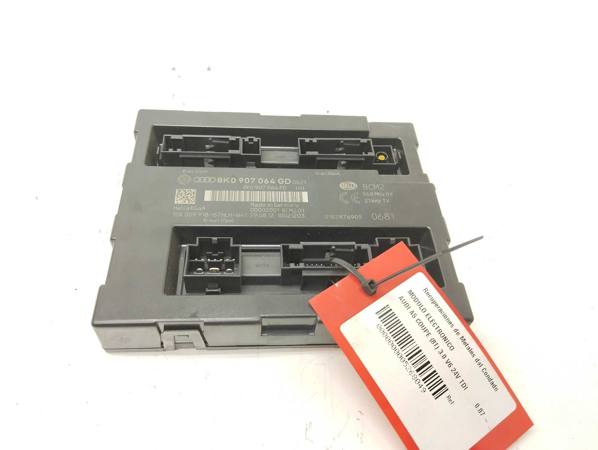 Recambio de modulo electronico para audi a5 coupe (8t) 3.0 v6 24v tdi referencia OEM IAM 8K0907064GD 5DK009918 