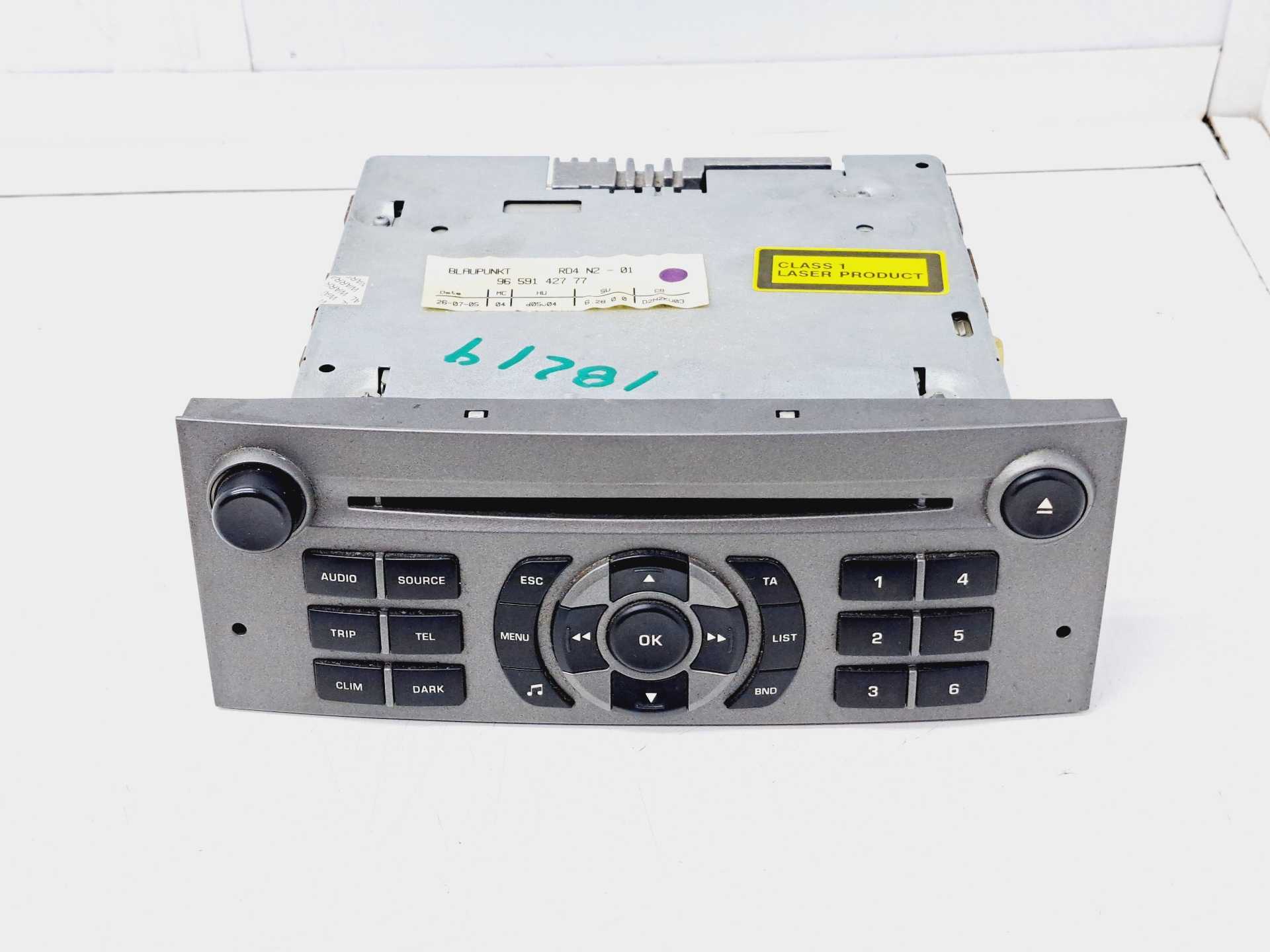 Recambio de sistema audio / radio cd para peugeot 407 st confort referencia OEM IAM 7645111392  