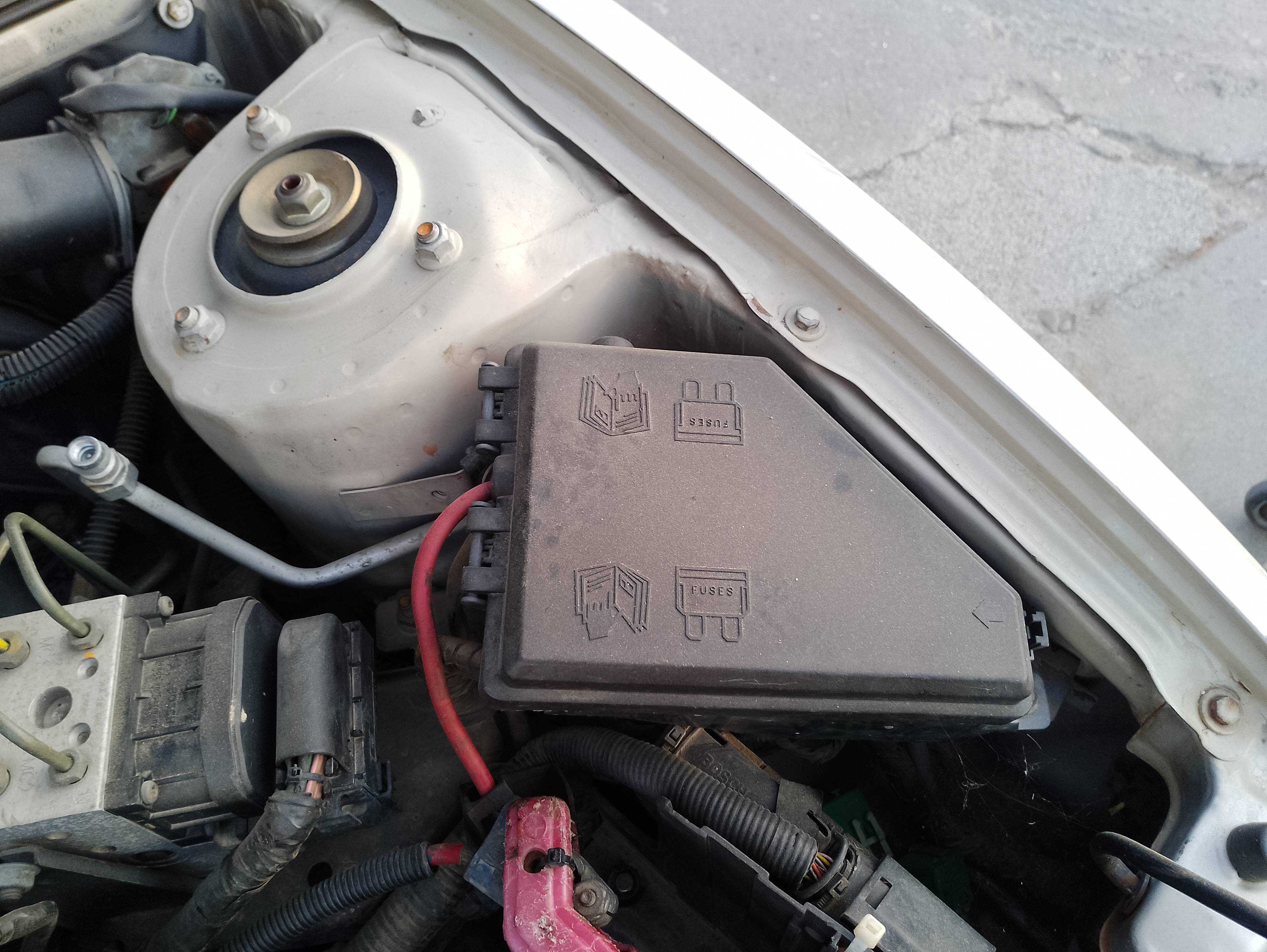 Recambio de caja reles / fusibles para mg serie 25 (rf) referencia OEM IAM   