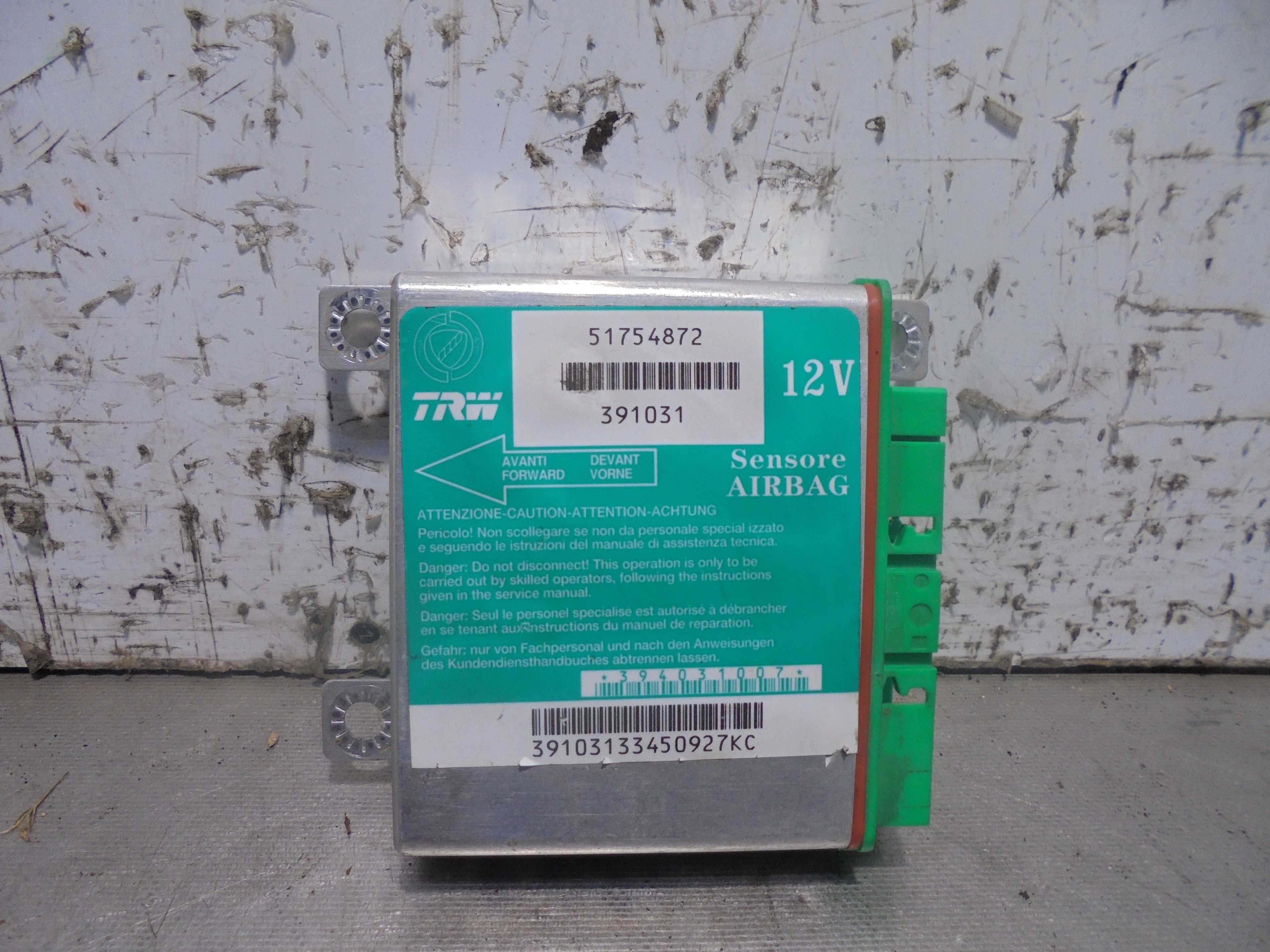 Recambio de centralita airbag para fiat grande punto (199) 1.4 8v active referencia OEM IAM 51754872 TRW 