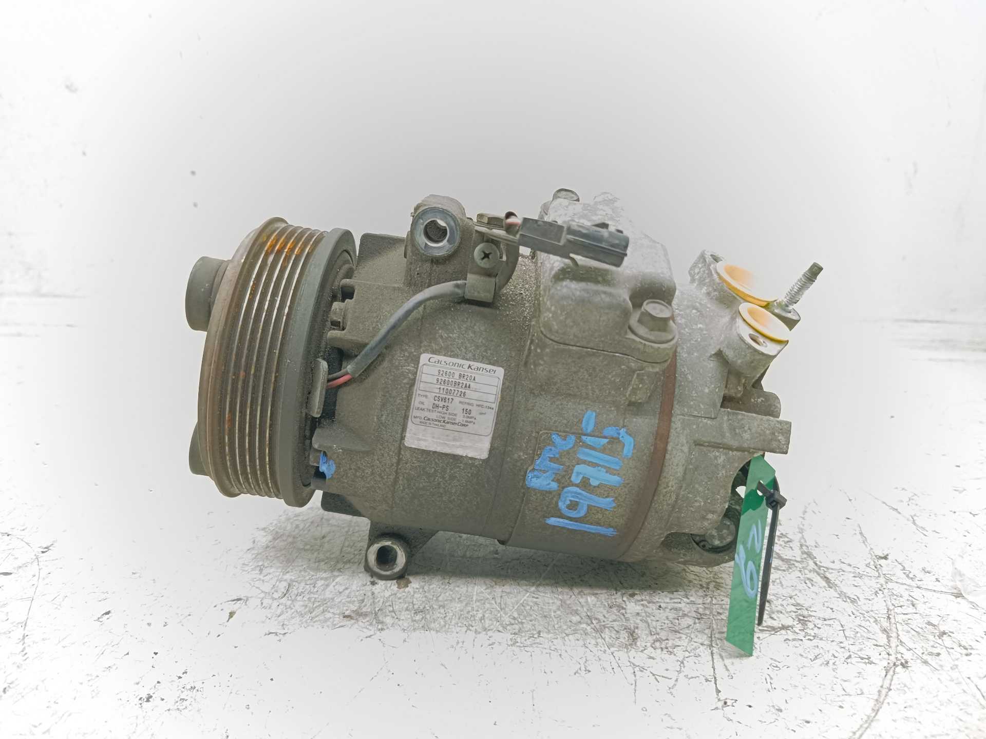 Recambio de compresor aire acondicionado para nissan qashqai (j10) acenta referencia OEM IAM 92600BR20A  
