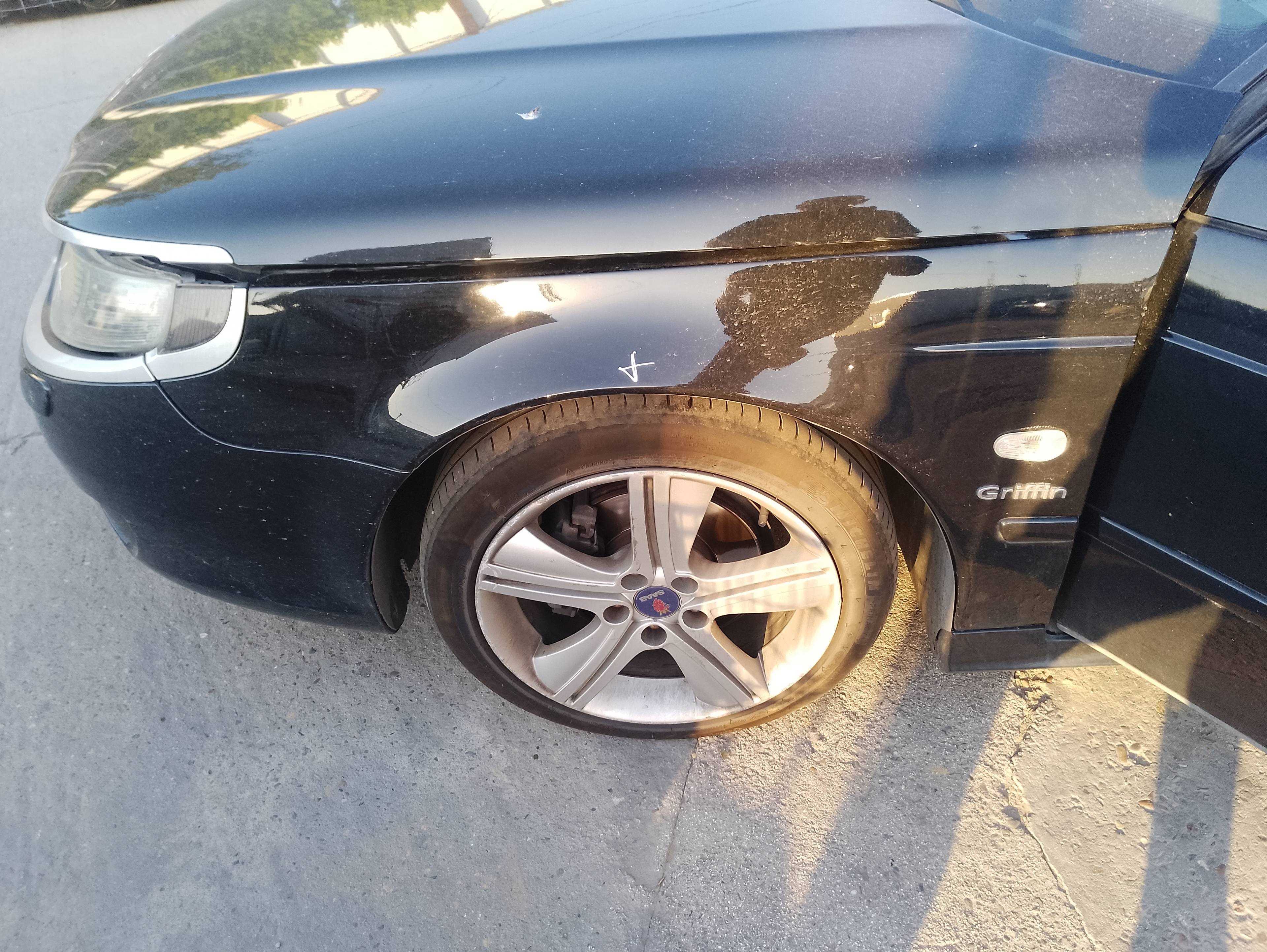 Recambio de aleta delantera izquierda para saab 9-5 berlina 1.9 tid linear sport referencia OEM IAM   