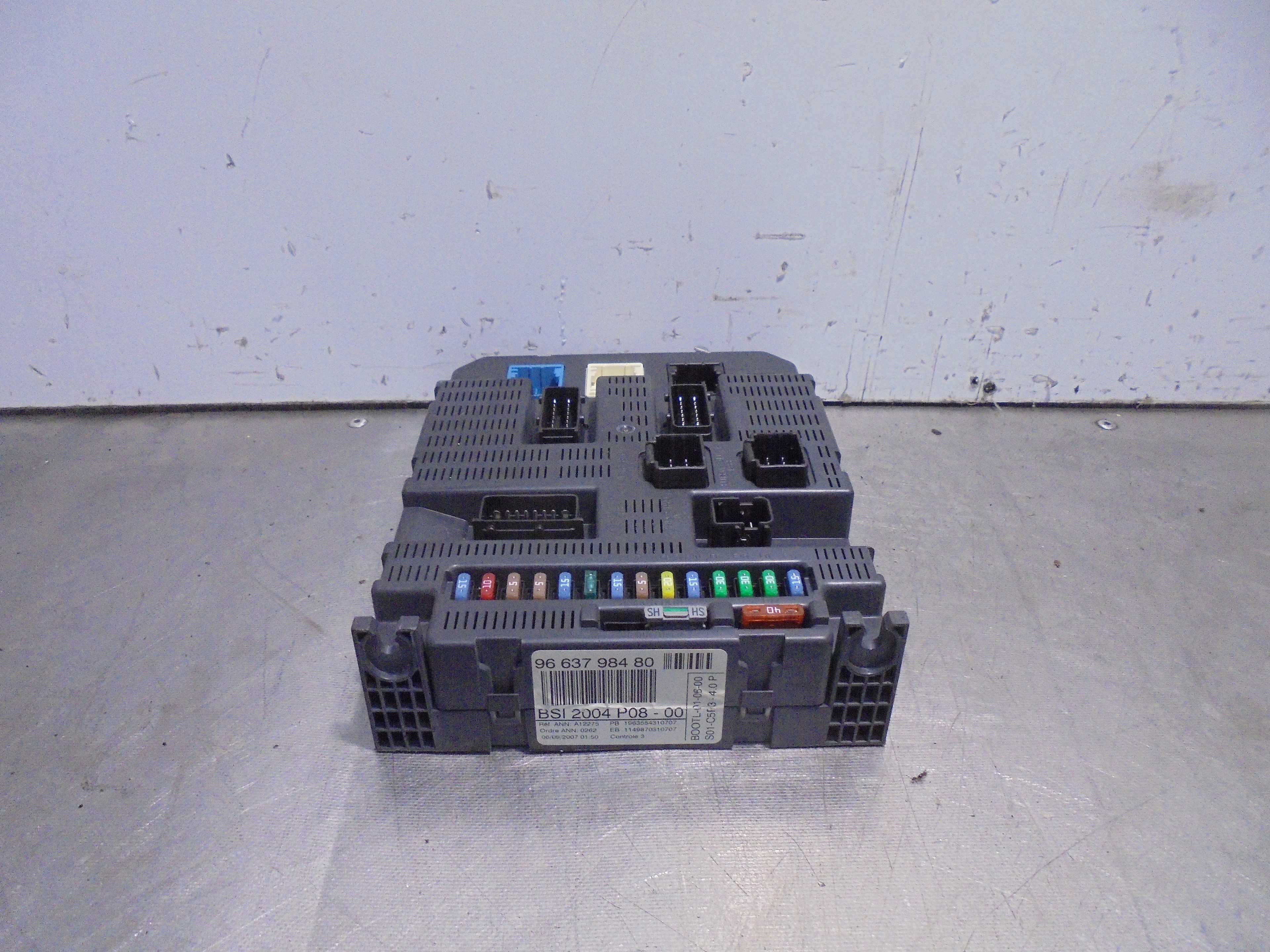 Recambio de centralita bsi para citroën c4 berlina vtr plus referencia OEM IAM 9663798480  