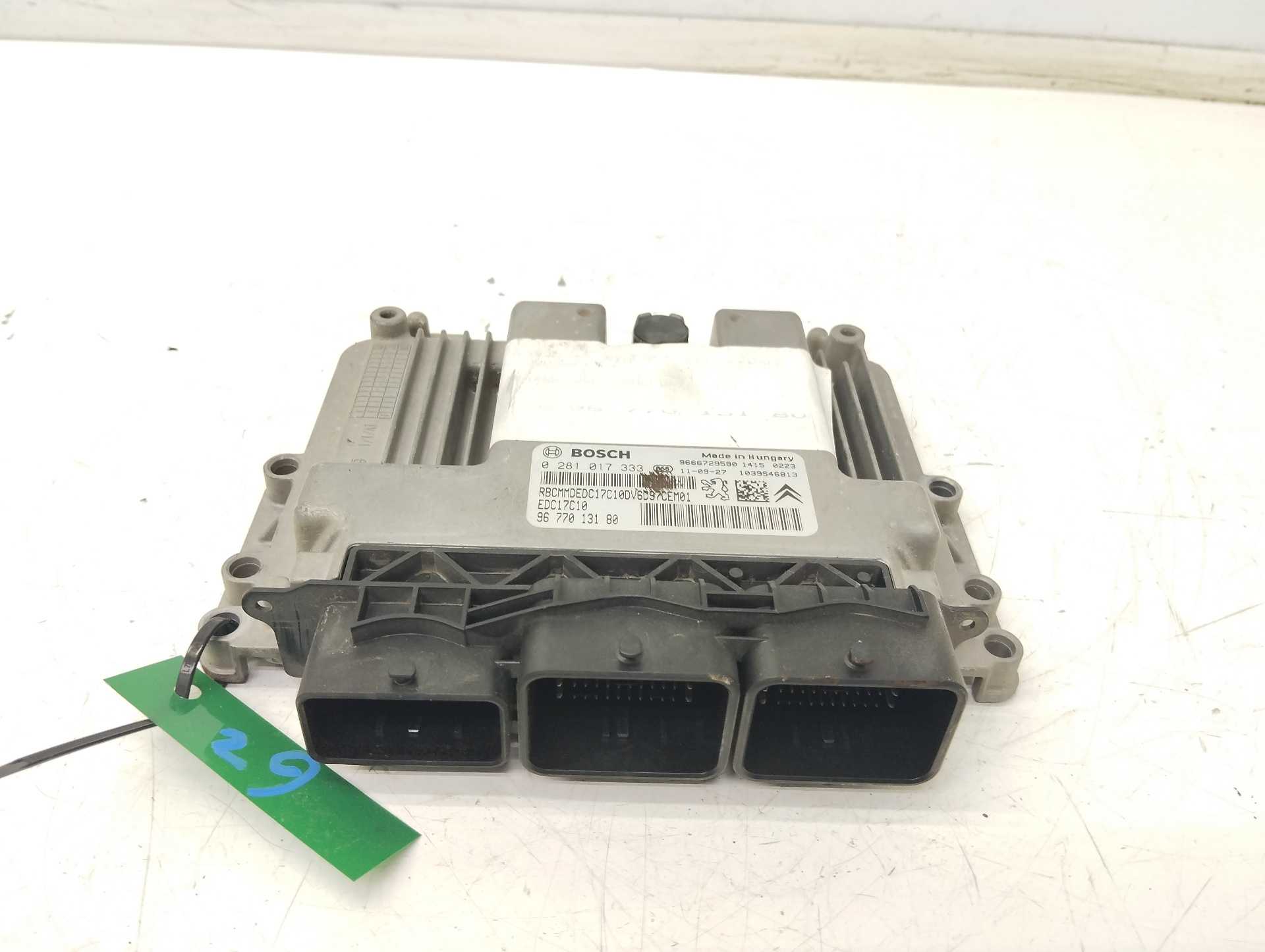 Recambio de centralita motor uce para peugeot 308 access referencia OEM IAM 9677013180 0281017333 9666729580