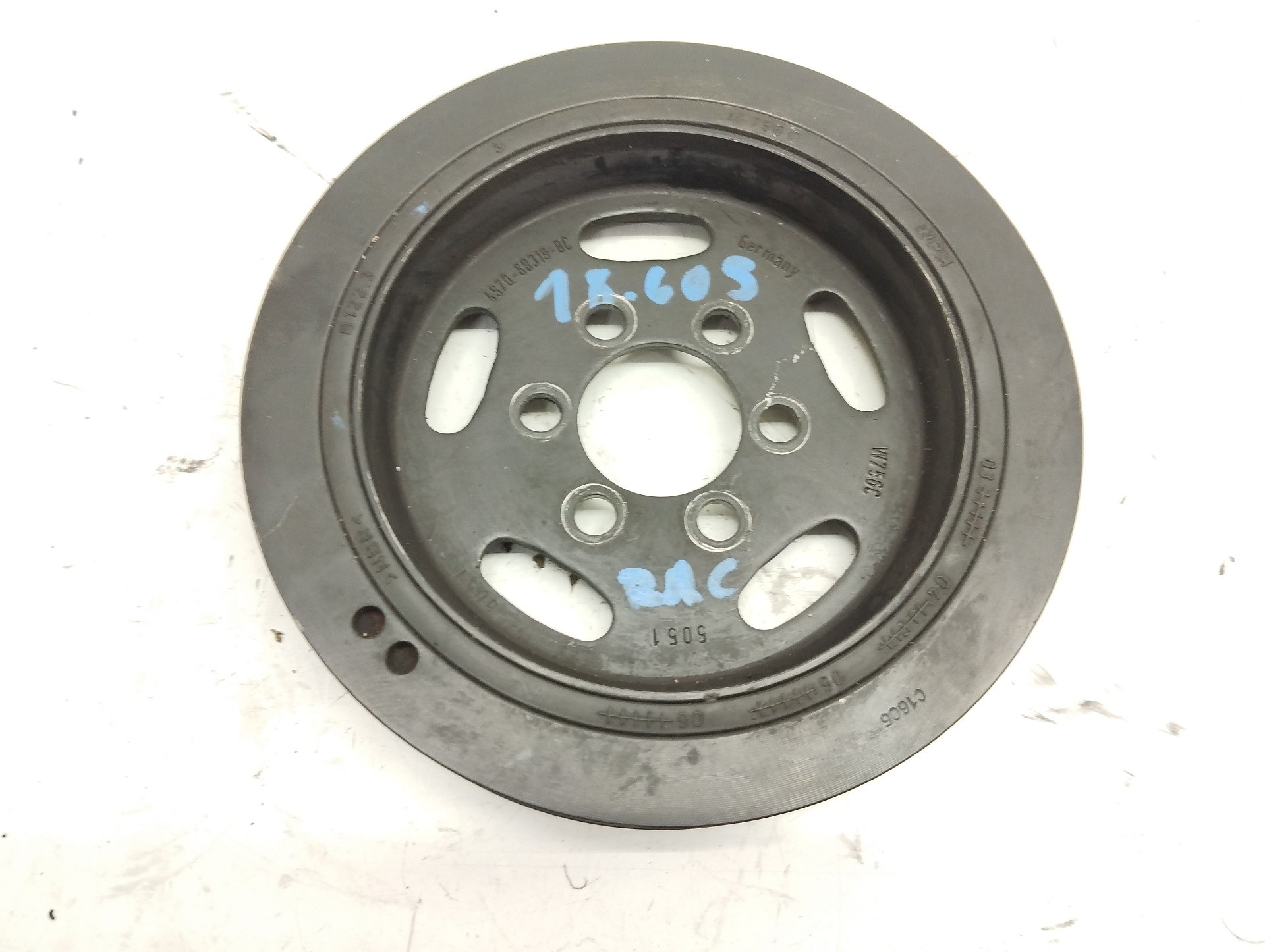 Recambio de polea cigueñal para peugeot 407 coupe básico referencia OEM IAM 4S7Q68319BC  
