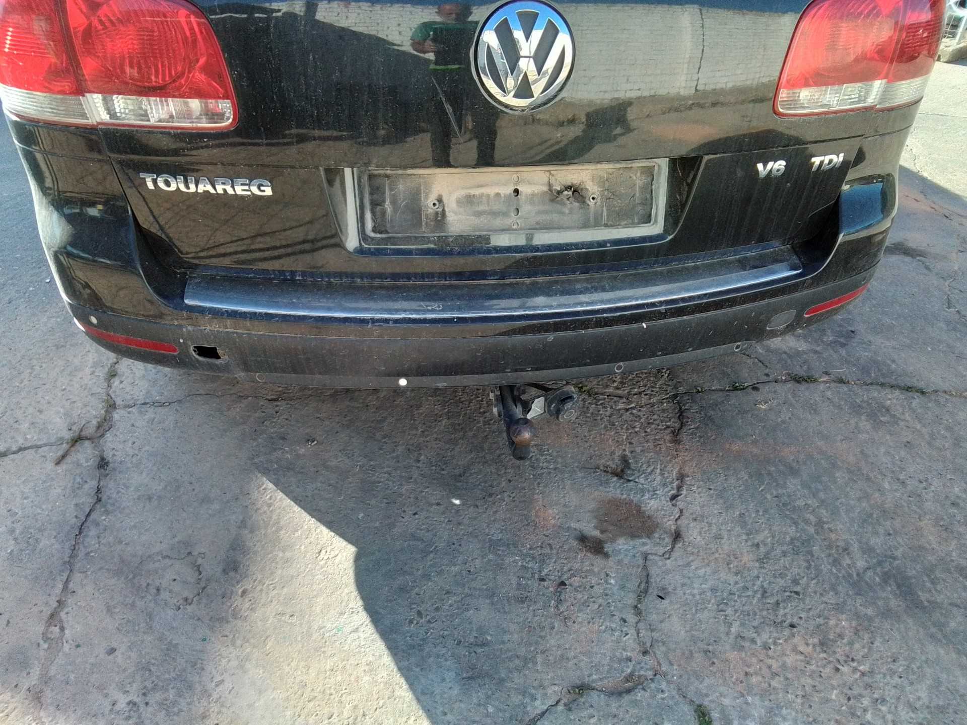 Recambio de paragolpes trasero para volkswagen touareg (7la) tdi v6 referencia OEM IAM   