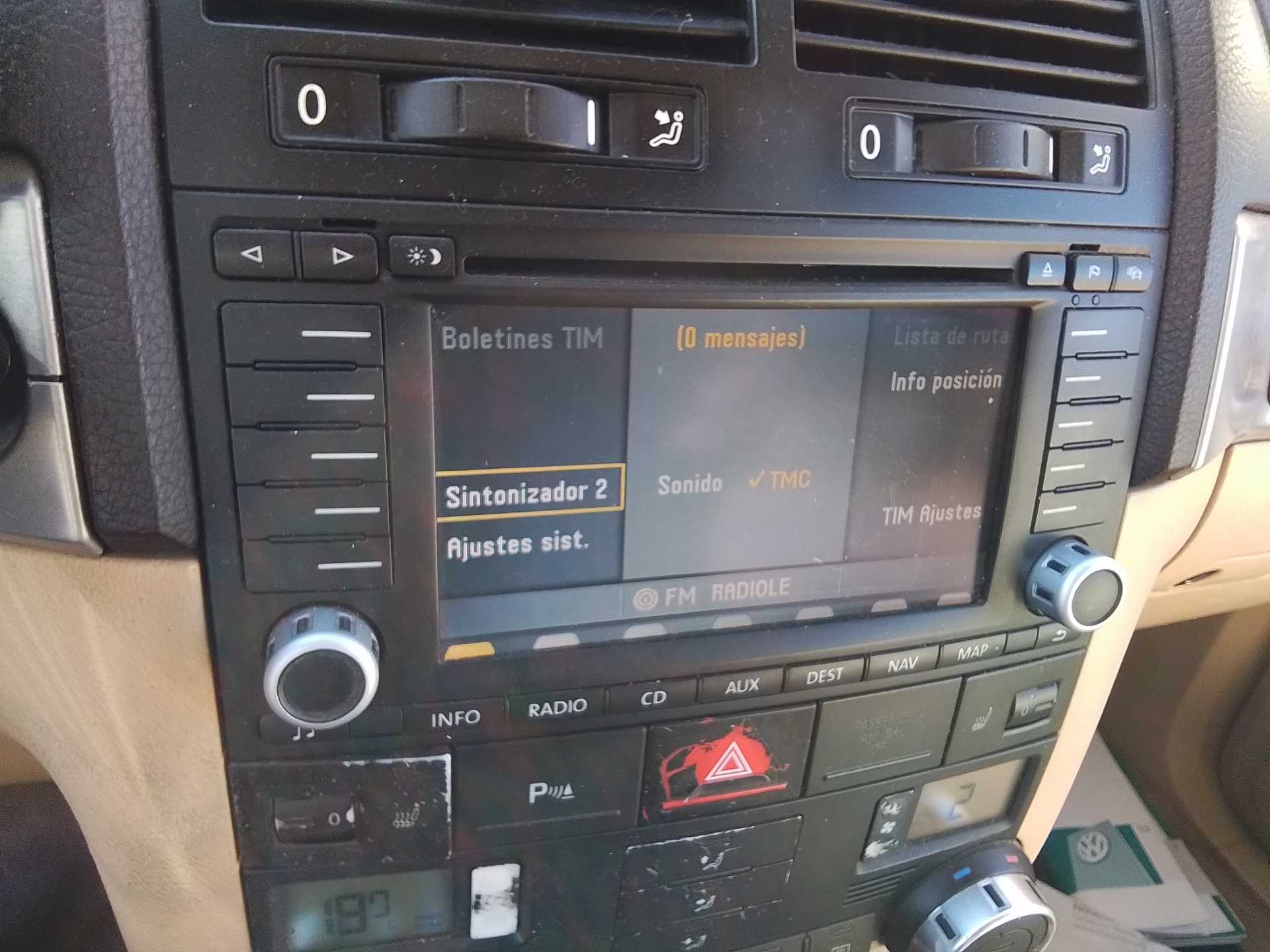Recambio de sistema audio / radio cd para volkswagen touareg (7la) tdi v6 referencia OEM IAM   