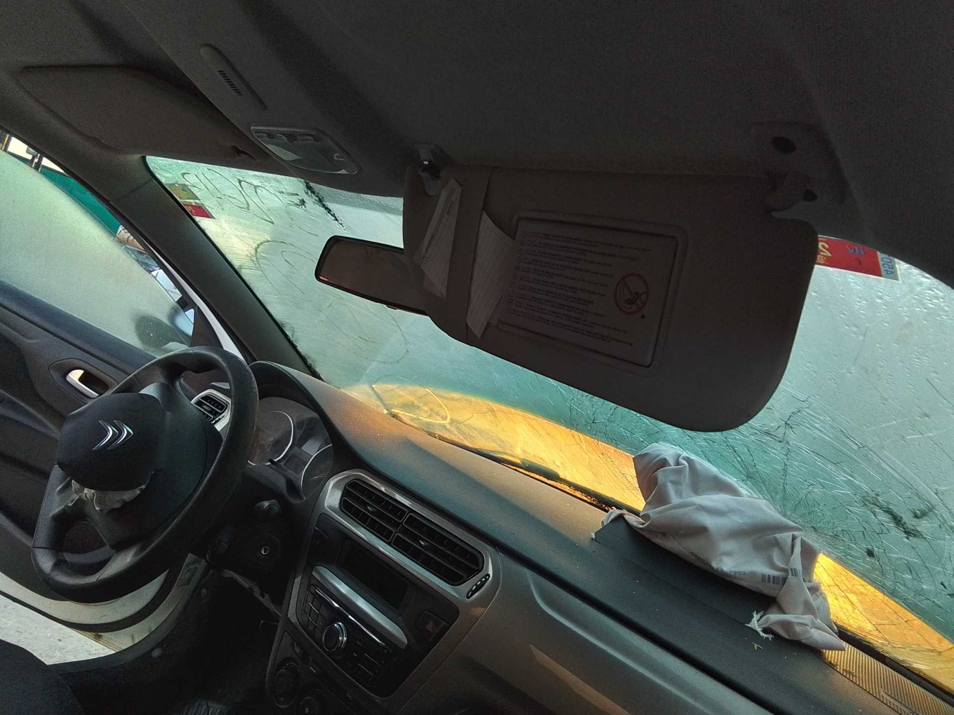 Recambio de parasol derecho para citroën c-elysée seduction referencia OEM IAM   