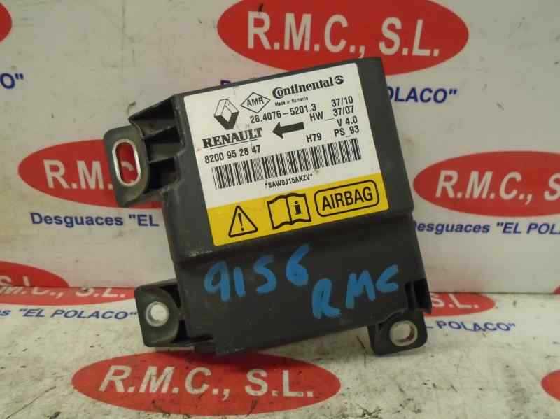 Recambio de centralita airbag para dacia duster 1.5 dci diesel cat referencia OEM IAM 8200952847  