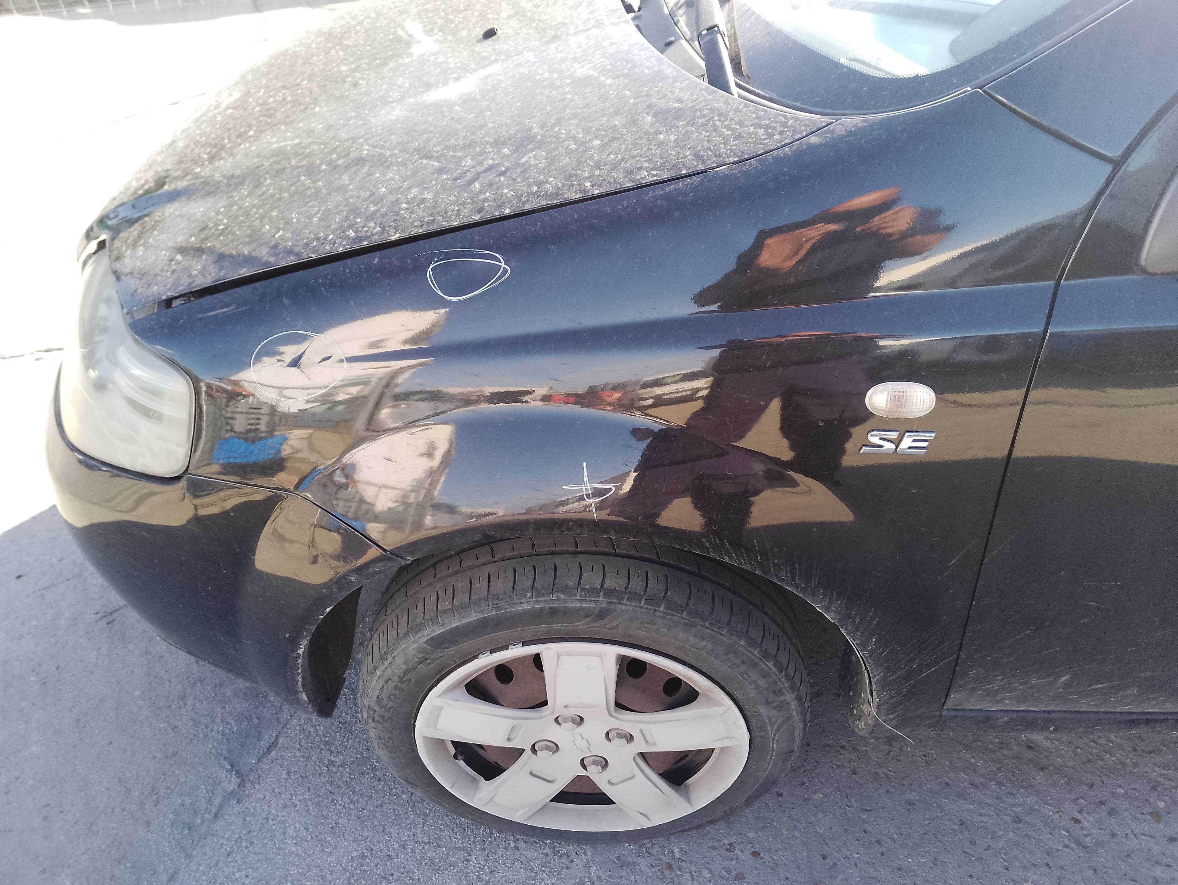 Recambio de aleta delantera izquierda para chevrolet kalos 1.2 s (d/a) referencia OEM IAM   