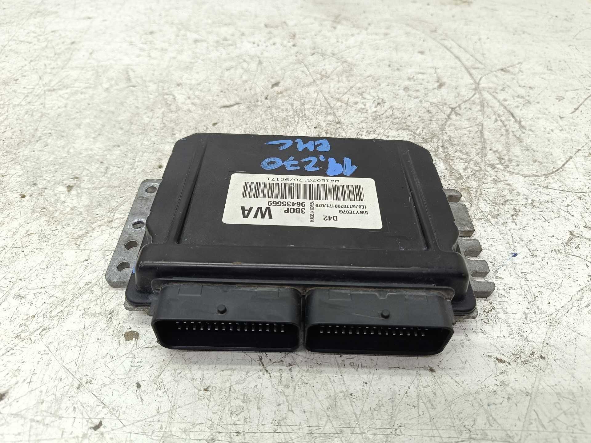Recambio de centralita motor uce para chevrolet kalos 1.2 s (d/a) referencia OEM IAM 96435559 5WY1E07G 